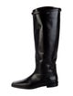 TOTEME Leather Riding Boots