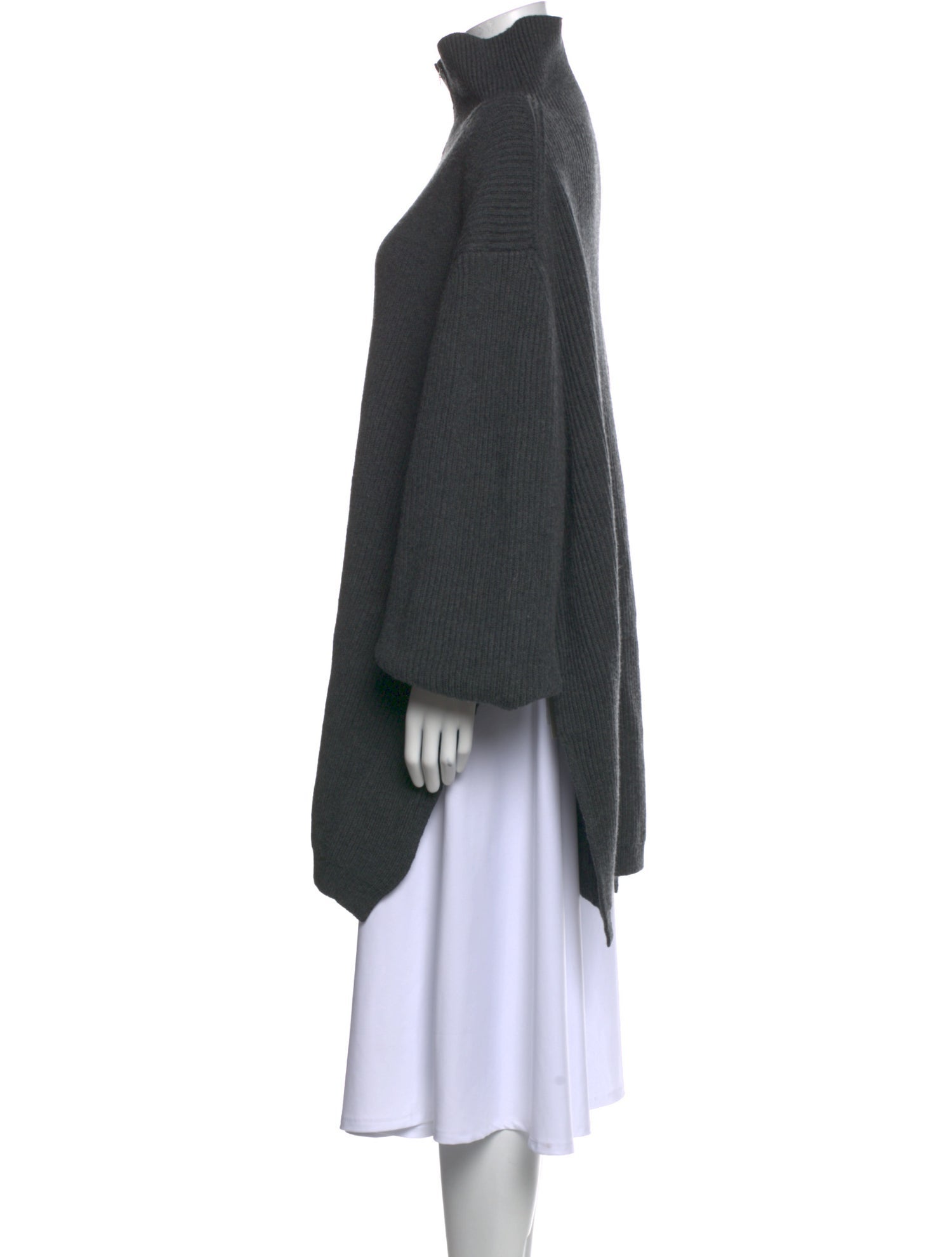 TOTEME Wool Mock Neck Sweater