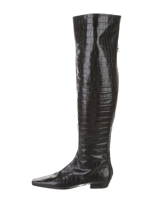 TOTEME Embossed Leather Boots