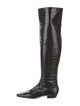 TOTEME Embossed Leather Boots