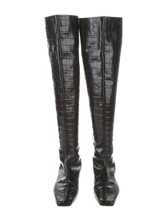 TOTEME Embossed Leather Boots