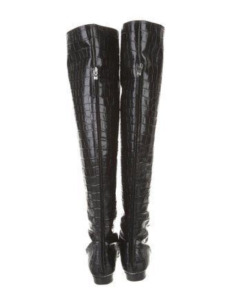 TOTEME Embossed Leather Boots