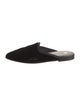 TOTEME Velvet Grosgrain Trim Mules