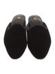 TOTEME Velvet Grosgrain Trim Mules