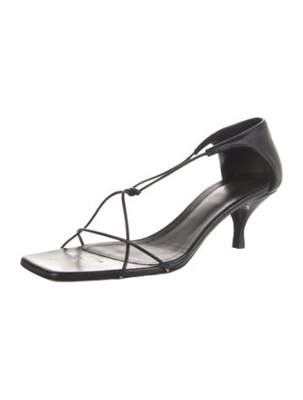 TOTEME Leather T-Strap Pumps