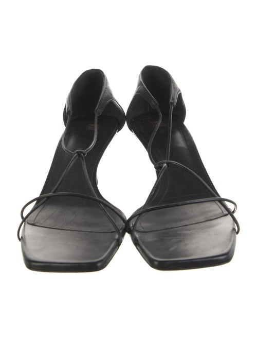 TOTEME Leather T-Strap Pumps