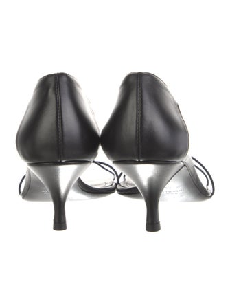 TOTEME Leather T-Strap Pumps