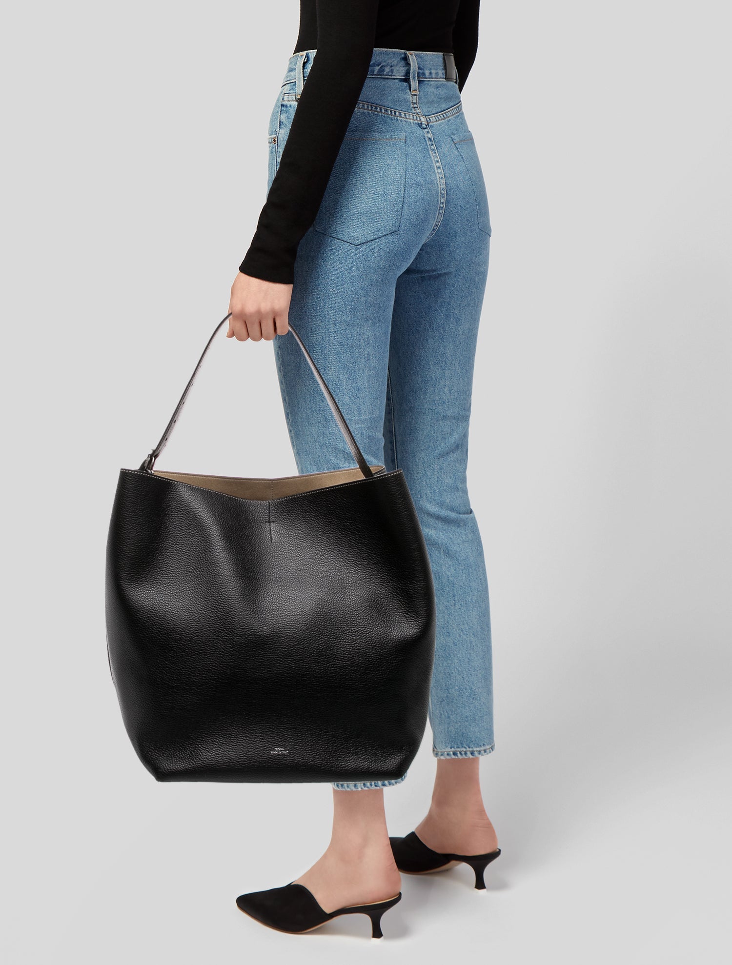 TOTEME Leather Belted Tote