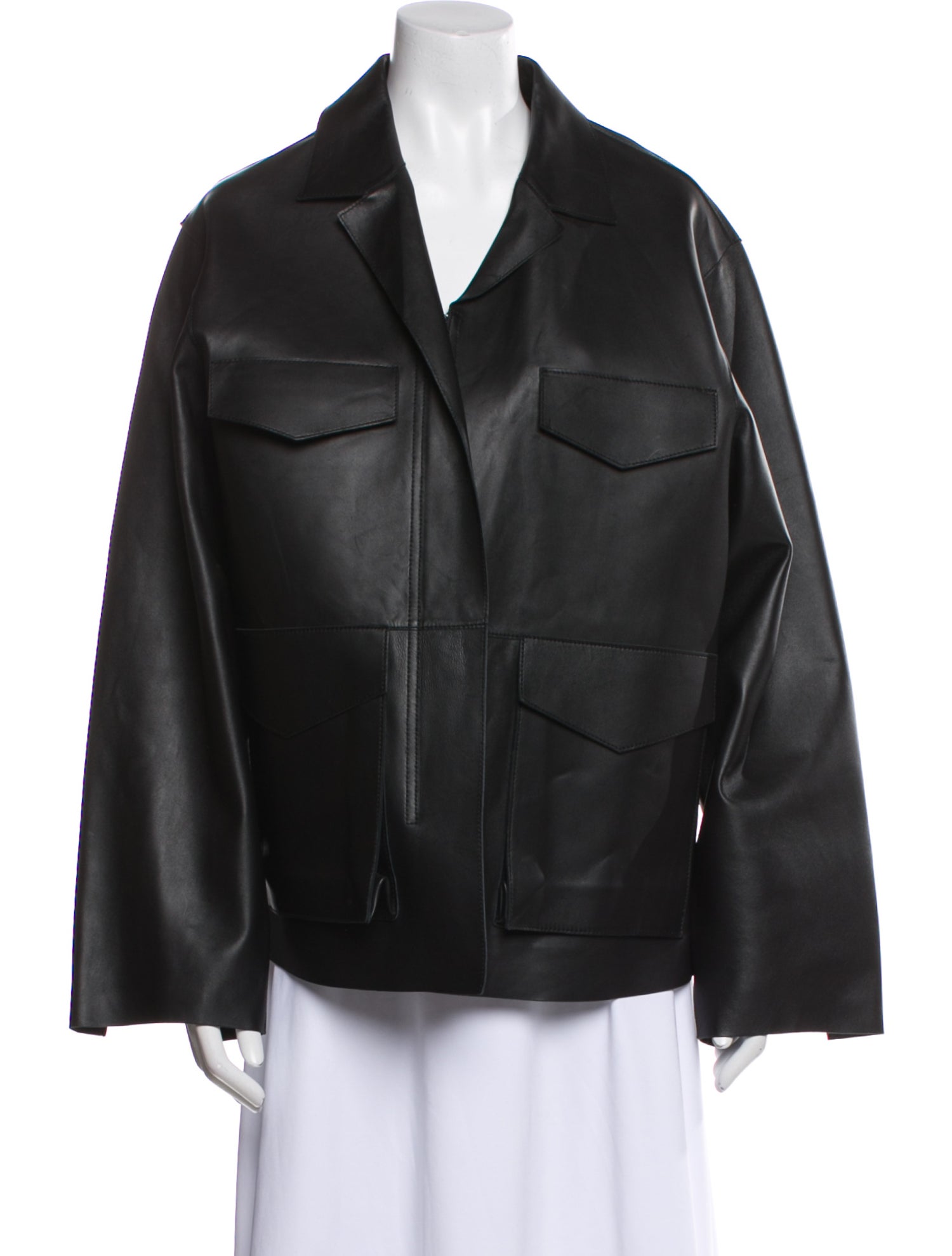 TOTEME Lamb Leather Jacket
