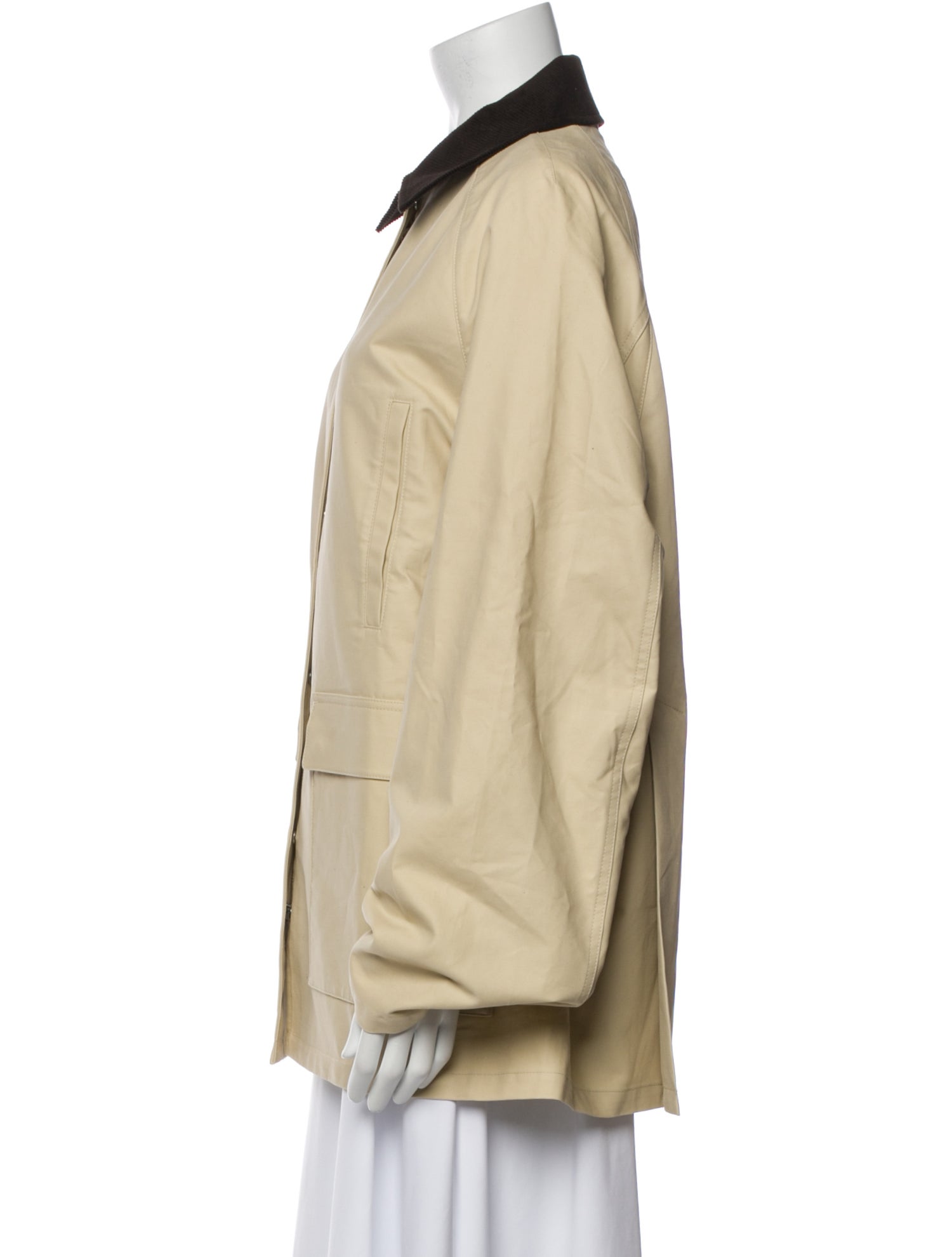 TOTEME Colorblock Pattern Utility Jacket