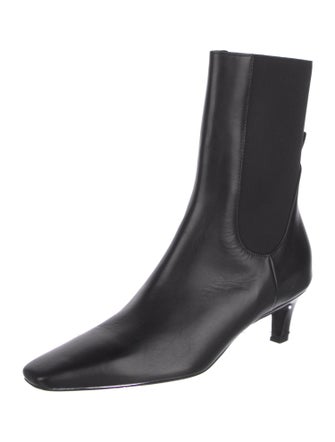 TOTEME Leather Sock Boots