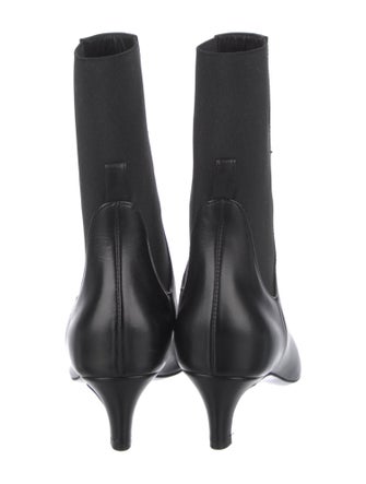 TOTEME Leather Sock Boots