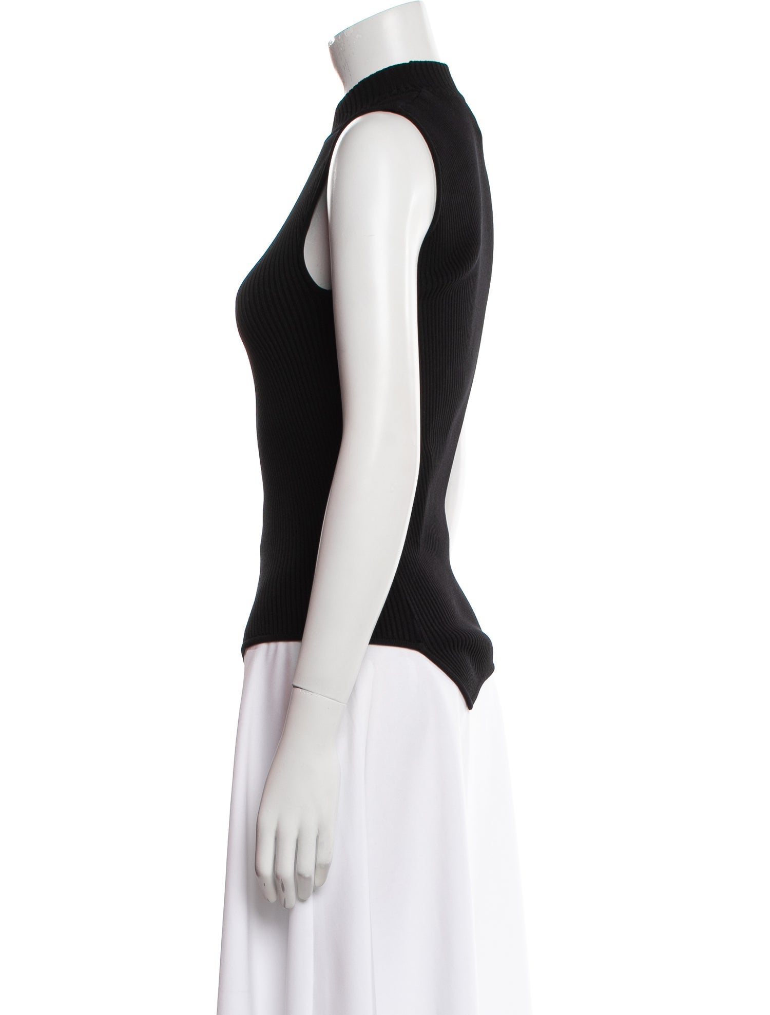 TOTEME Mock Neck Sleeveless Top