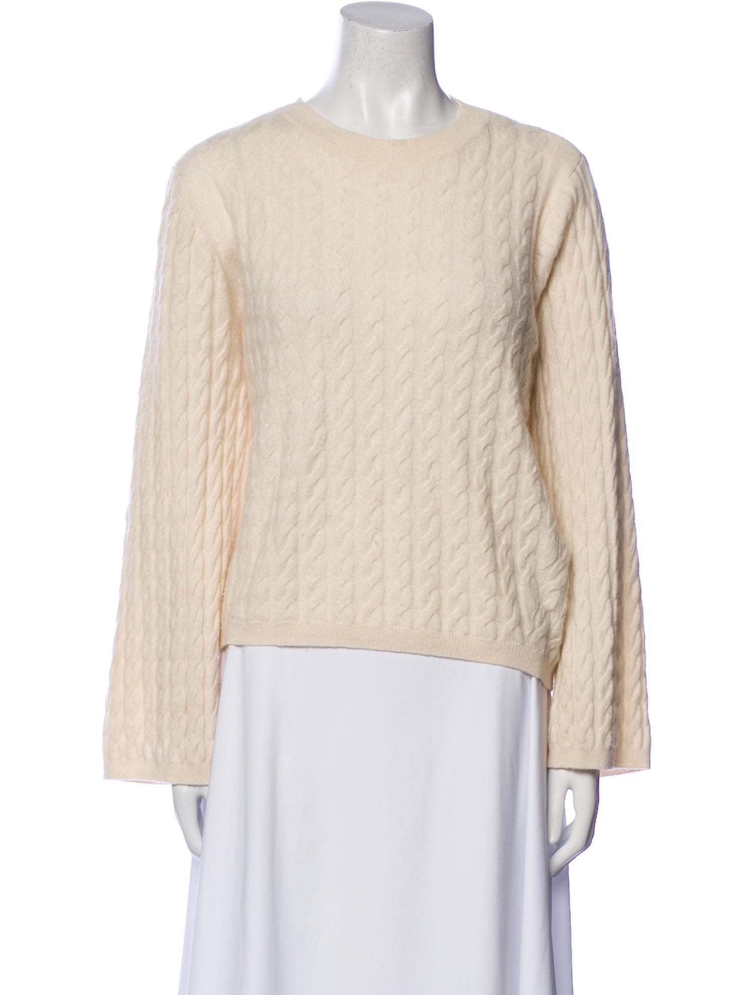 TOTEME Cashmere Cable Knit Cashmere Sweater