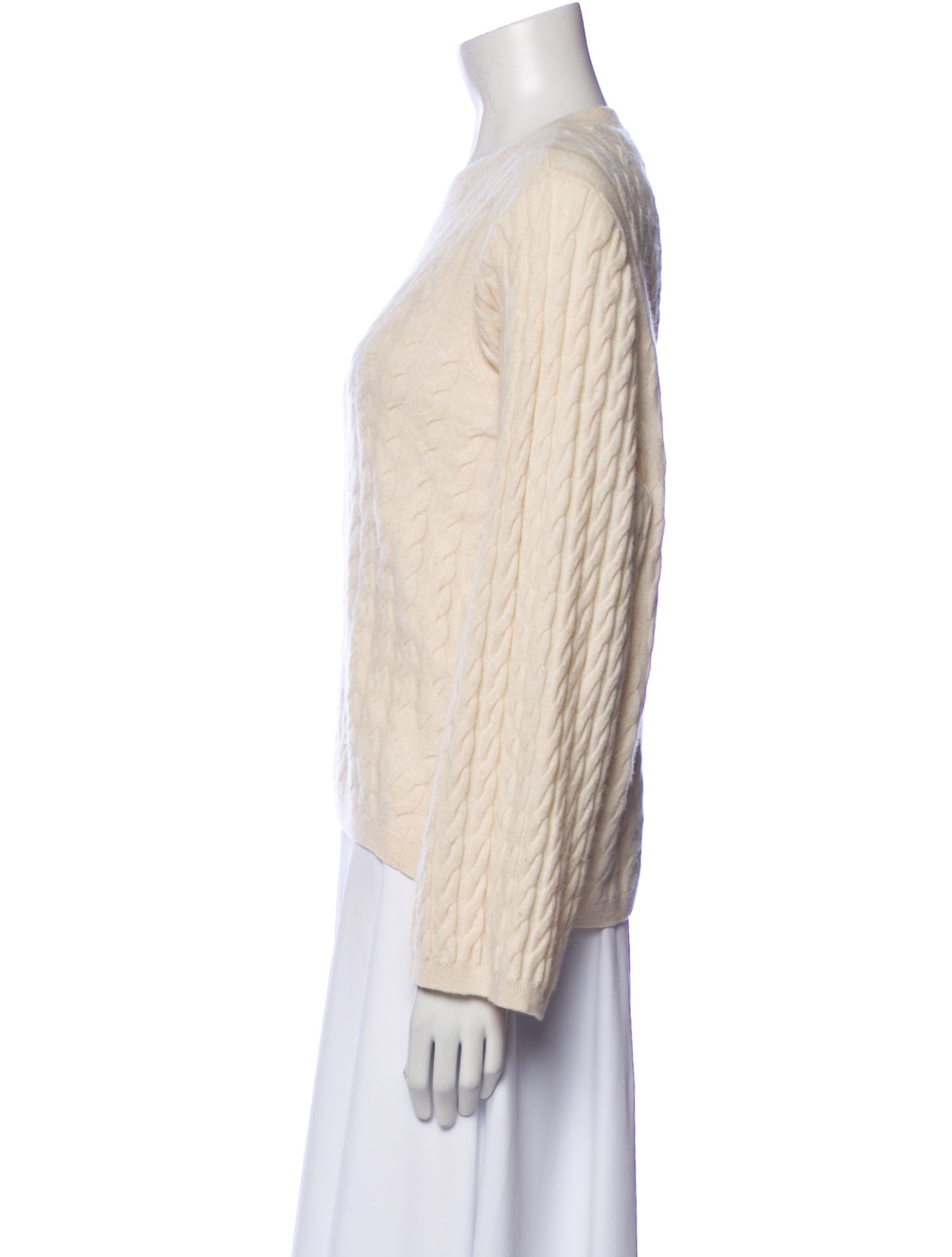 TOTEME Cashmere Cable Knit Cashmere Sweater