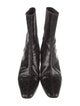 TOTEME Embossed Leather Animal Print Chelsea Boots