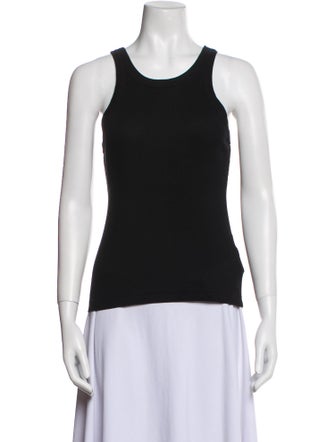 TOTEME Espera Rib Tank Scoop Neck Top