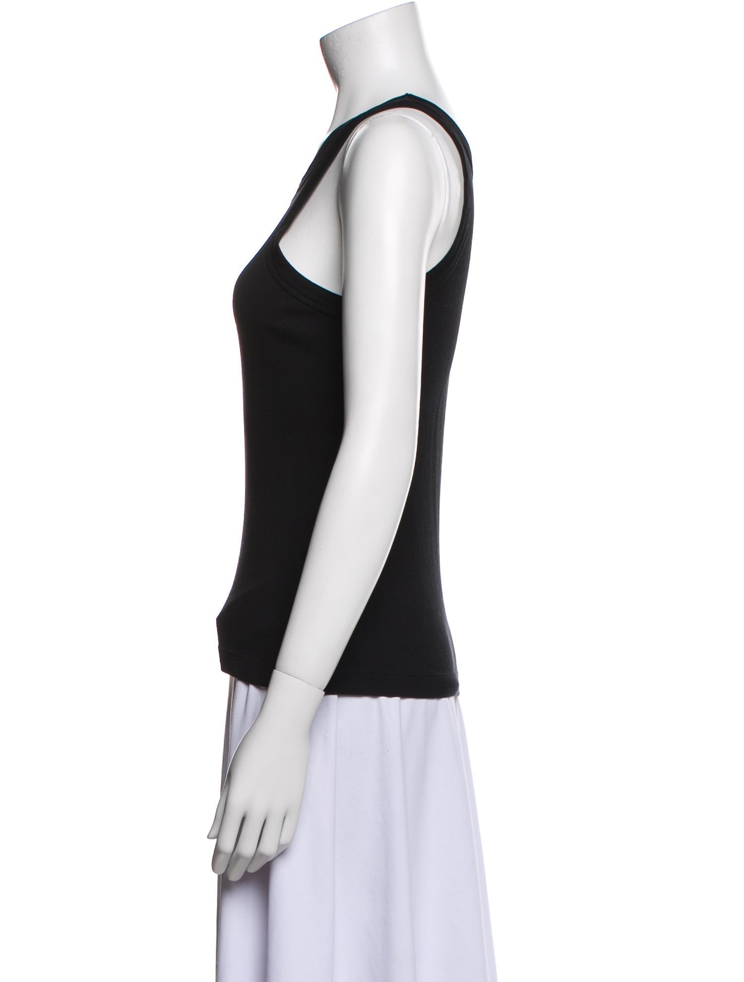 TOTEME Espera Rib Tank Scoop Neck Top