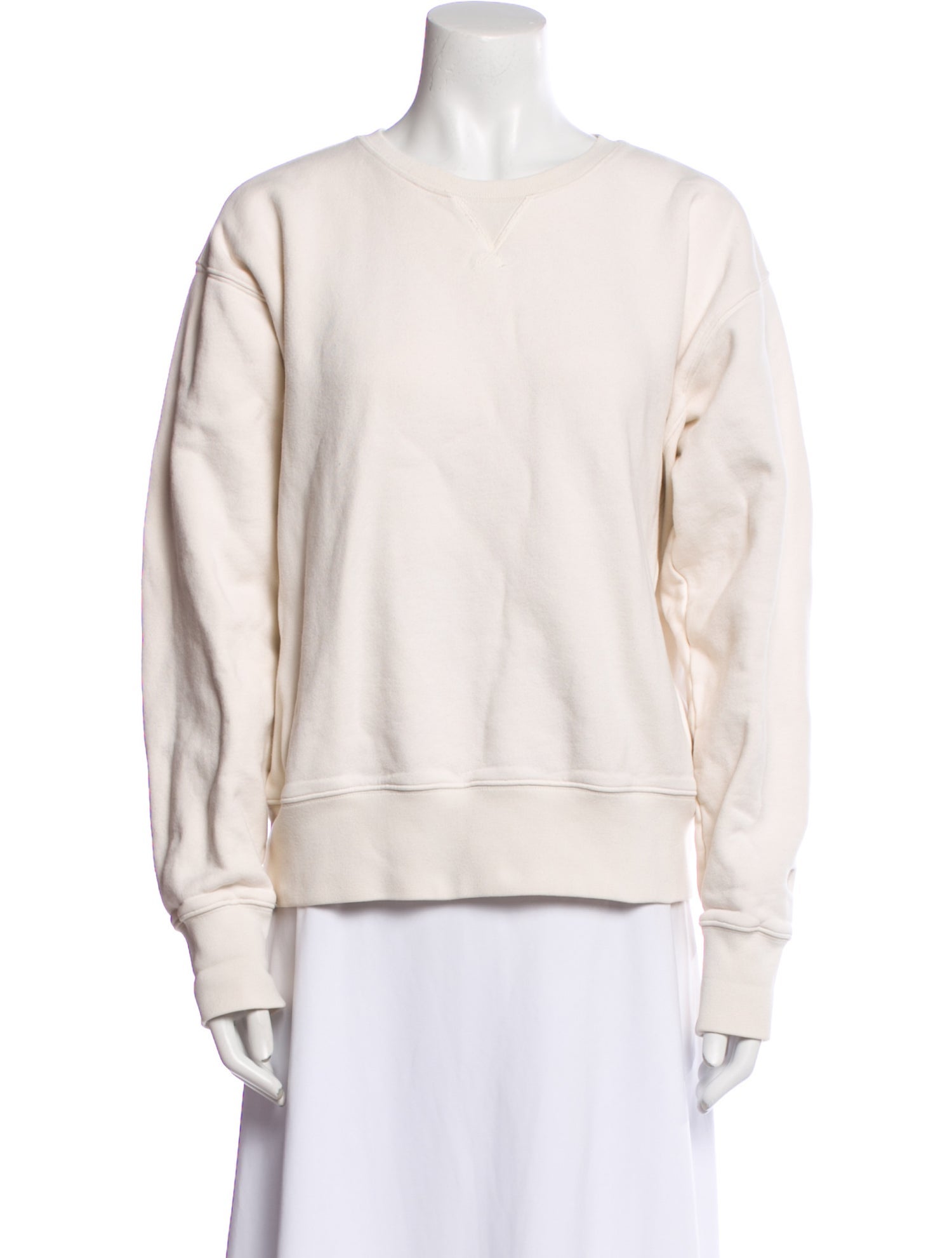 TOTEME Crew Neck Long Sleeve Sweatshirt