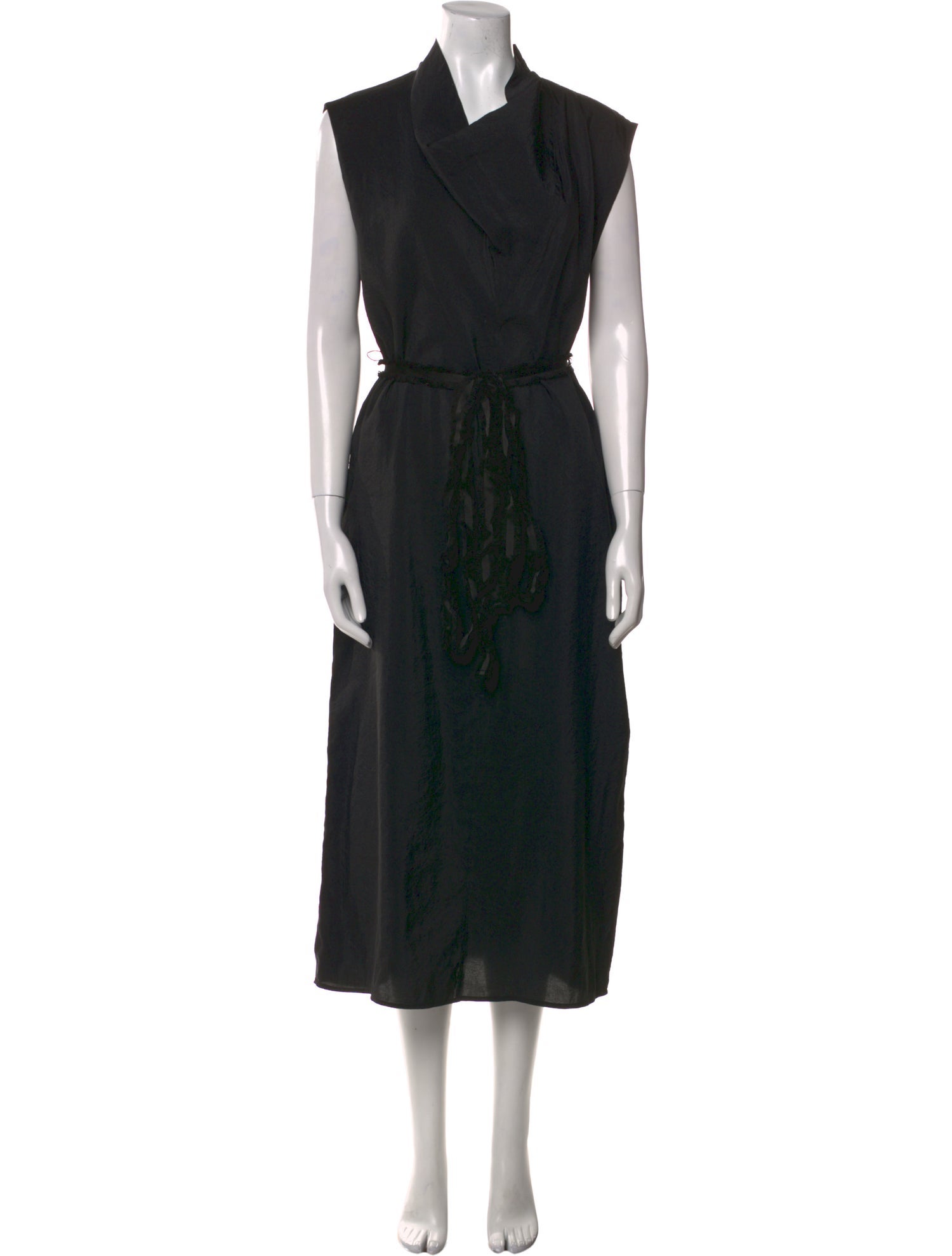 TOTEME Folded Neck Long Dress