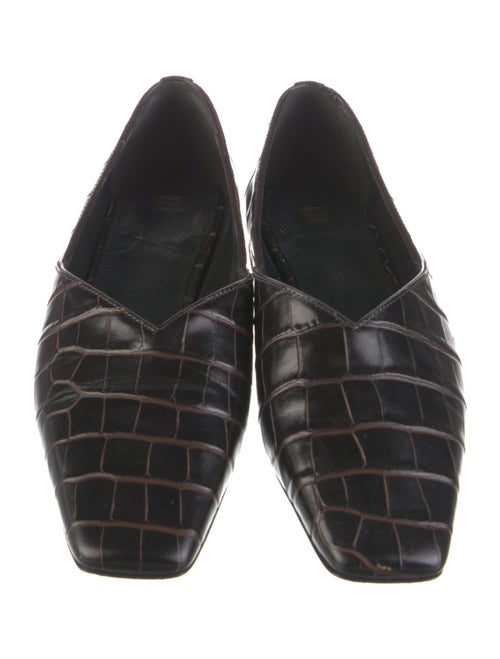 TOTEME Embossed Leather Flats