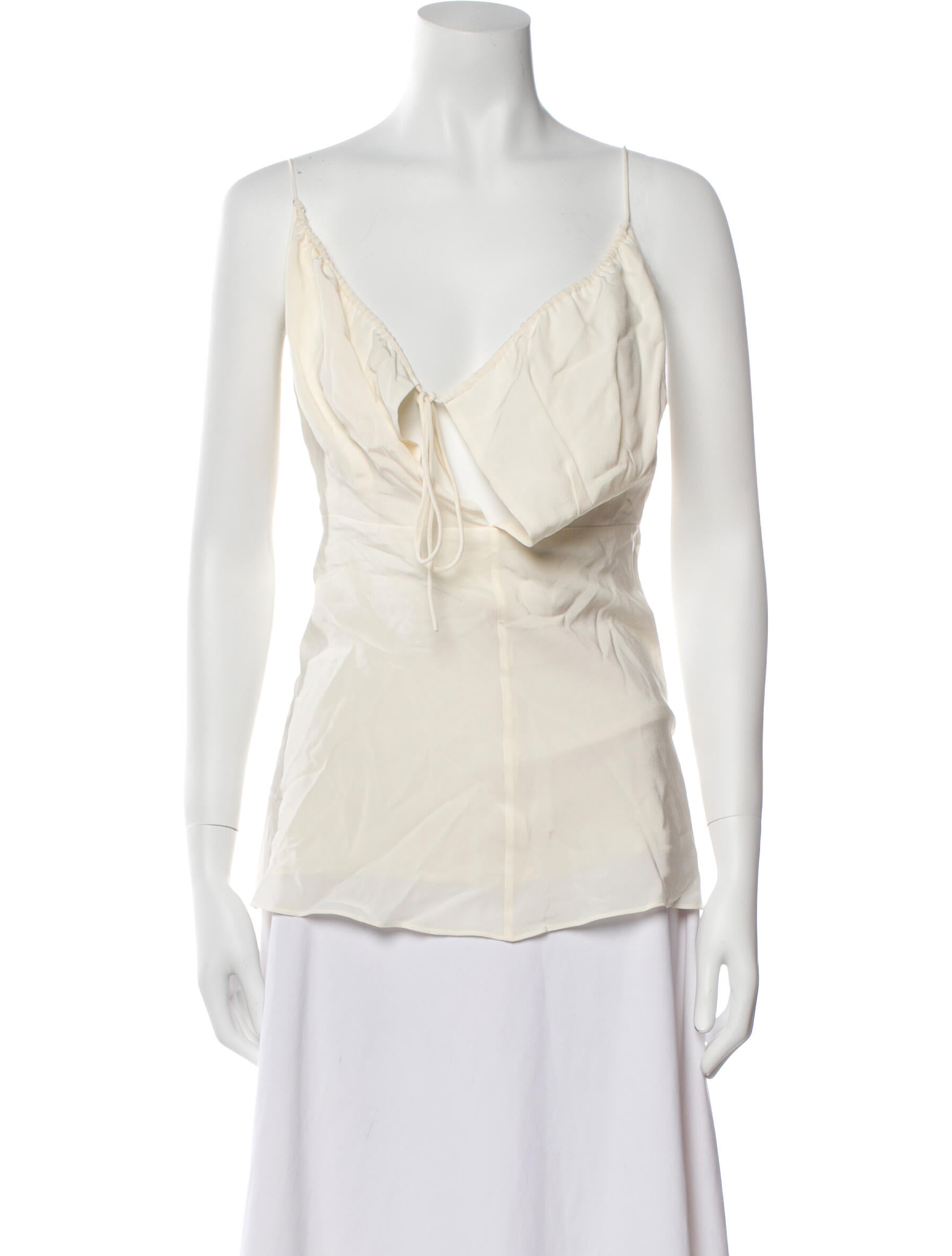 TOTEME Silk V-Neck Blouse