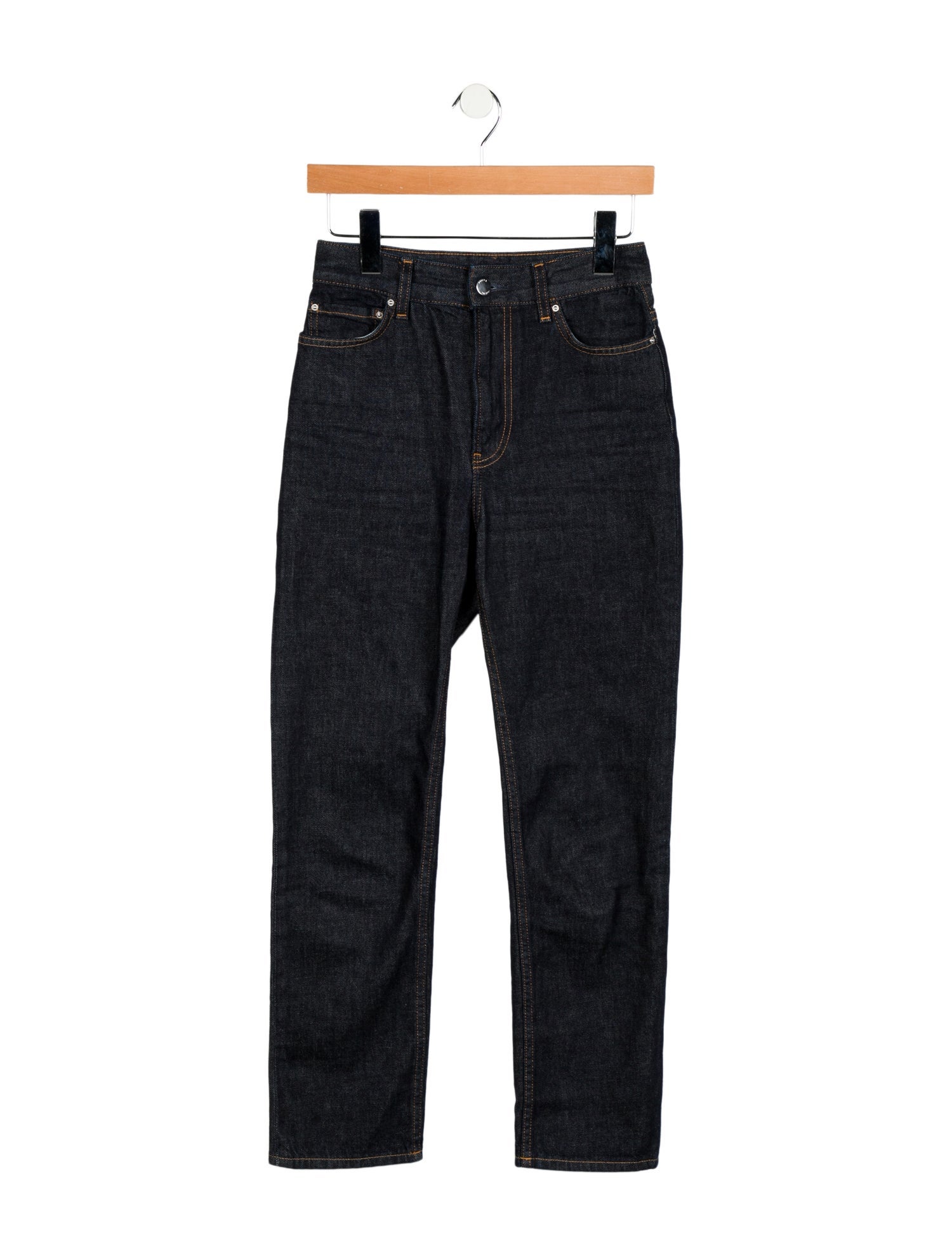 TOTEME High-Rise Straight Leg Jeans