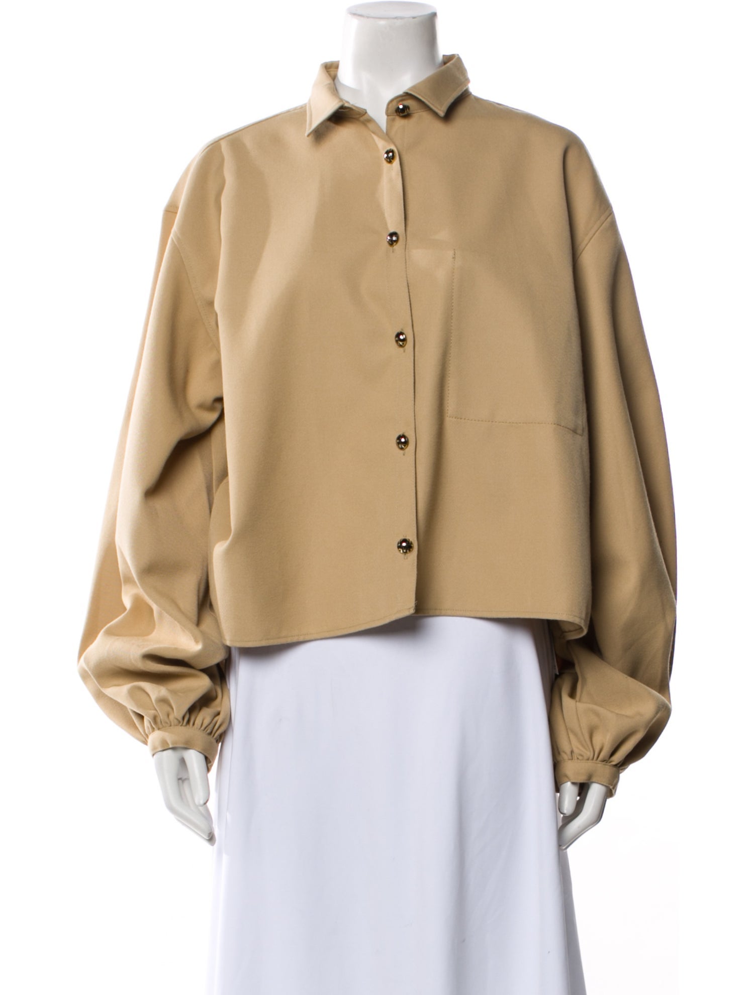 TOTEME Novale Long Sleeve Button-Up Top