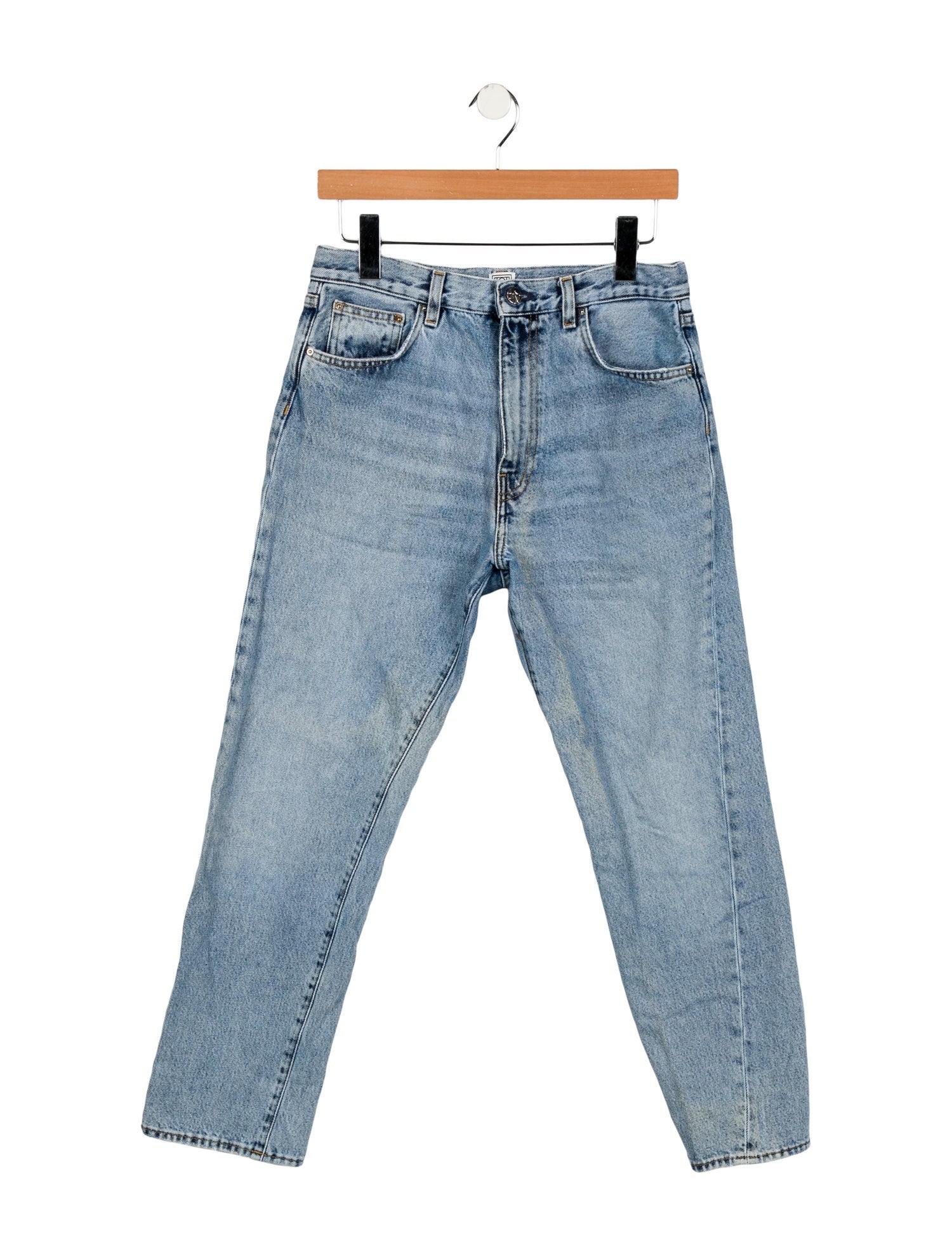 TOTEME Twisted Seam Straight Leg Jeans