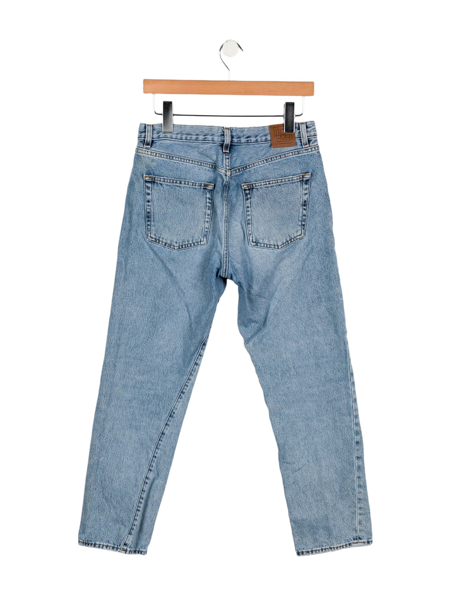 TOTEME Twisted Seam Straight Leg Jeans