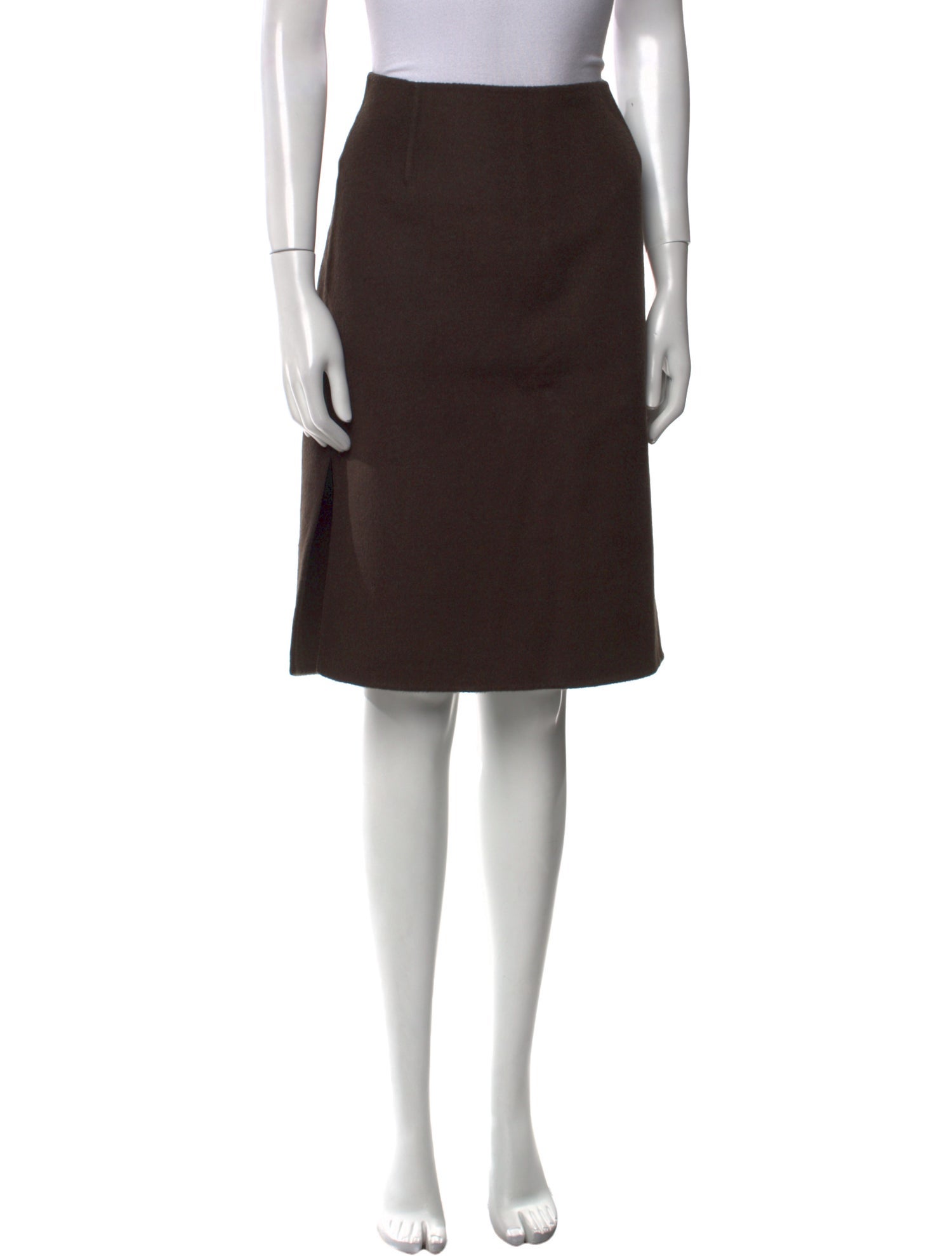 TOTEME Side-split Doublé Knee-Length Skirt