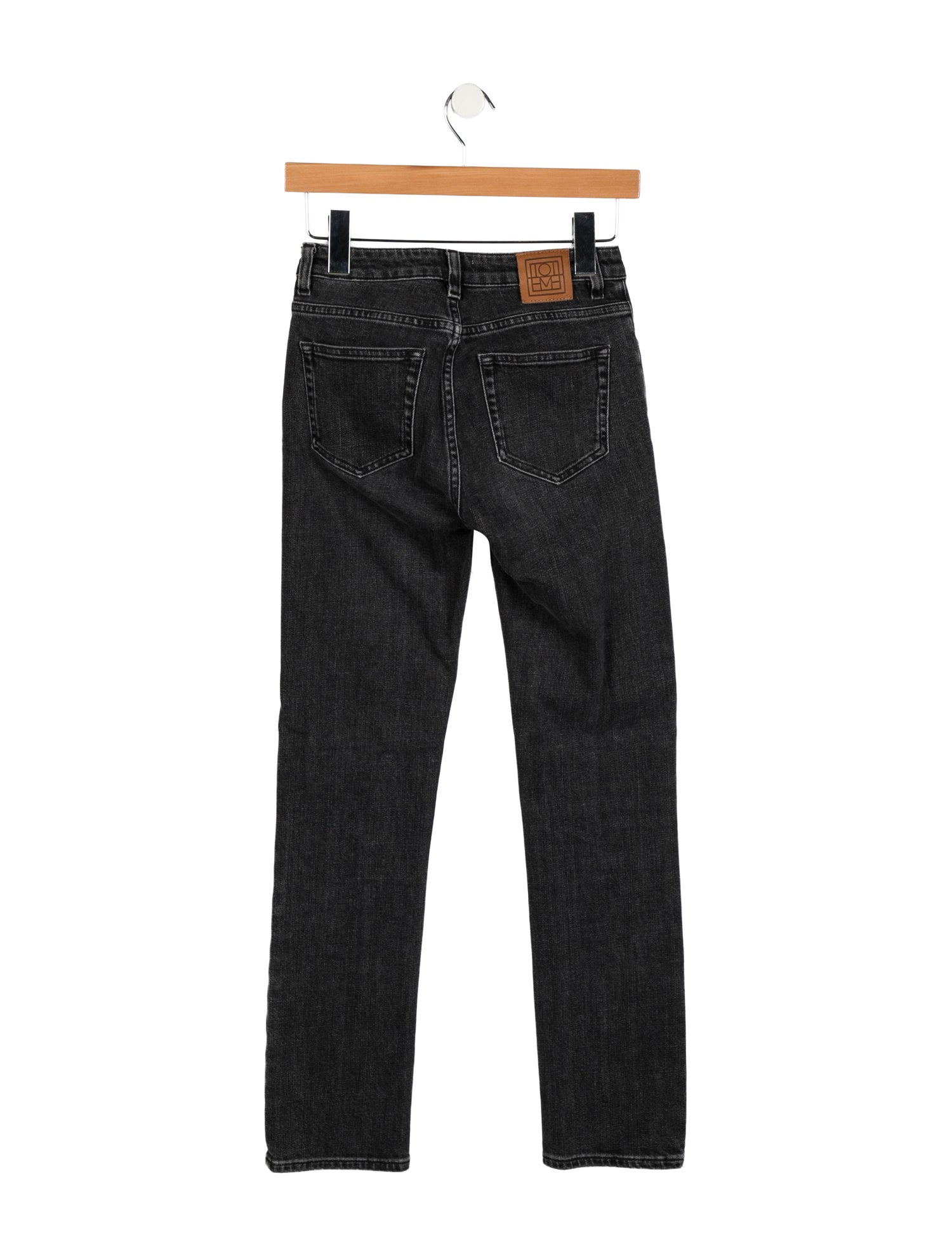 TOTEME Mid-Rise Straight Leg Jeans