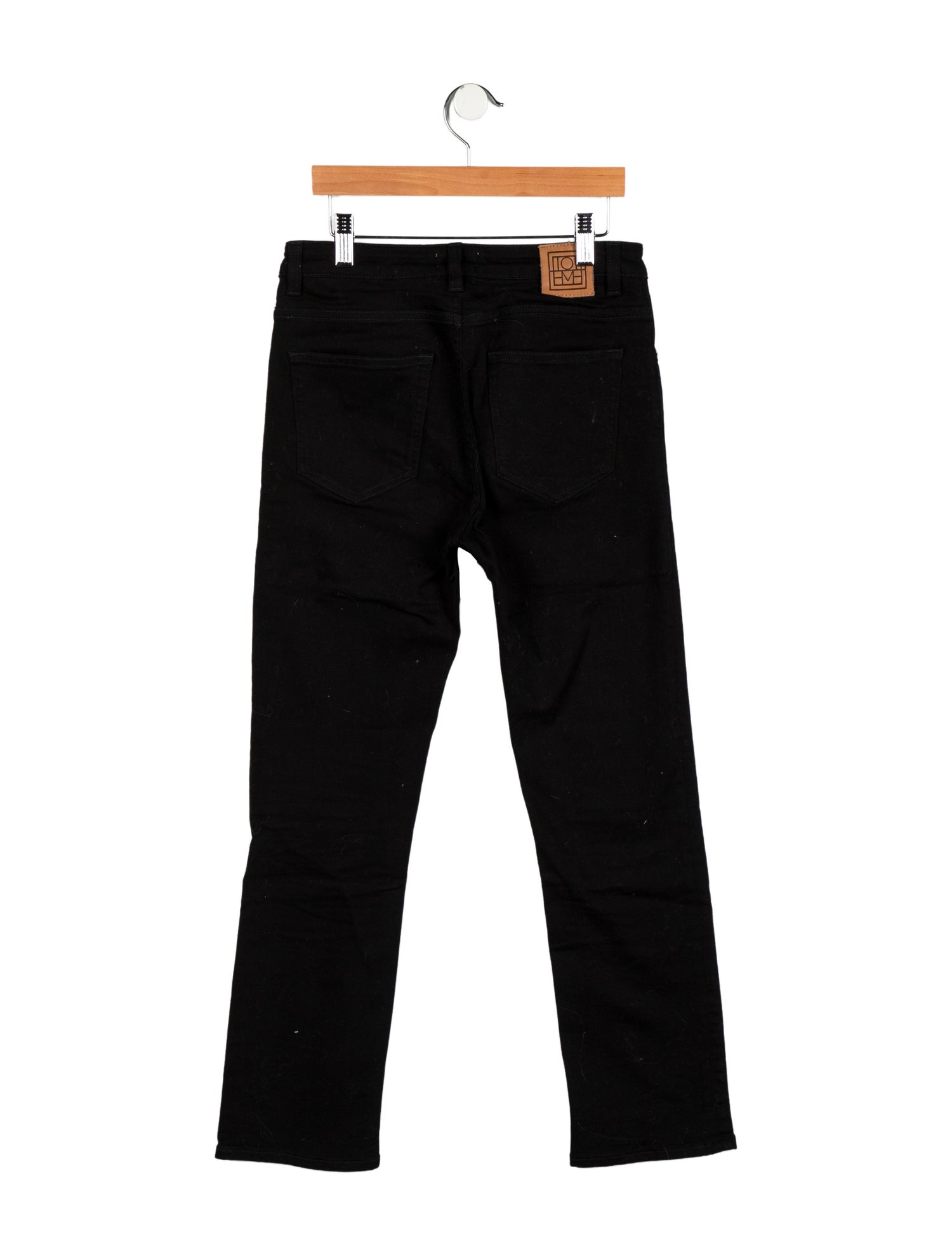 TOTEME Mid-Rise Straight Leg Jeans