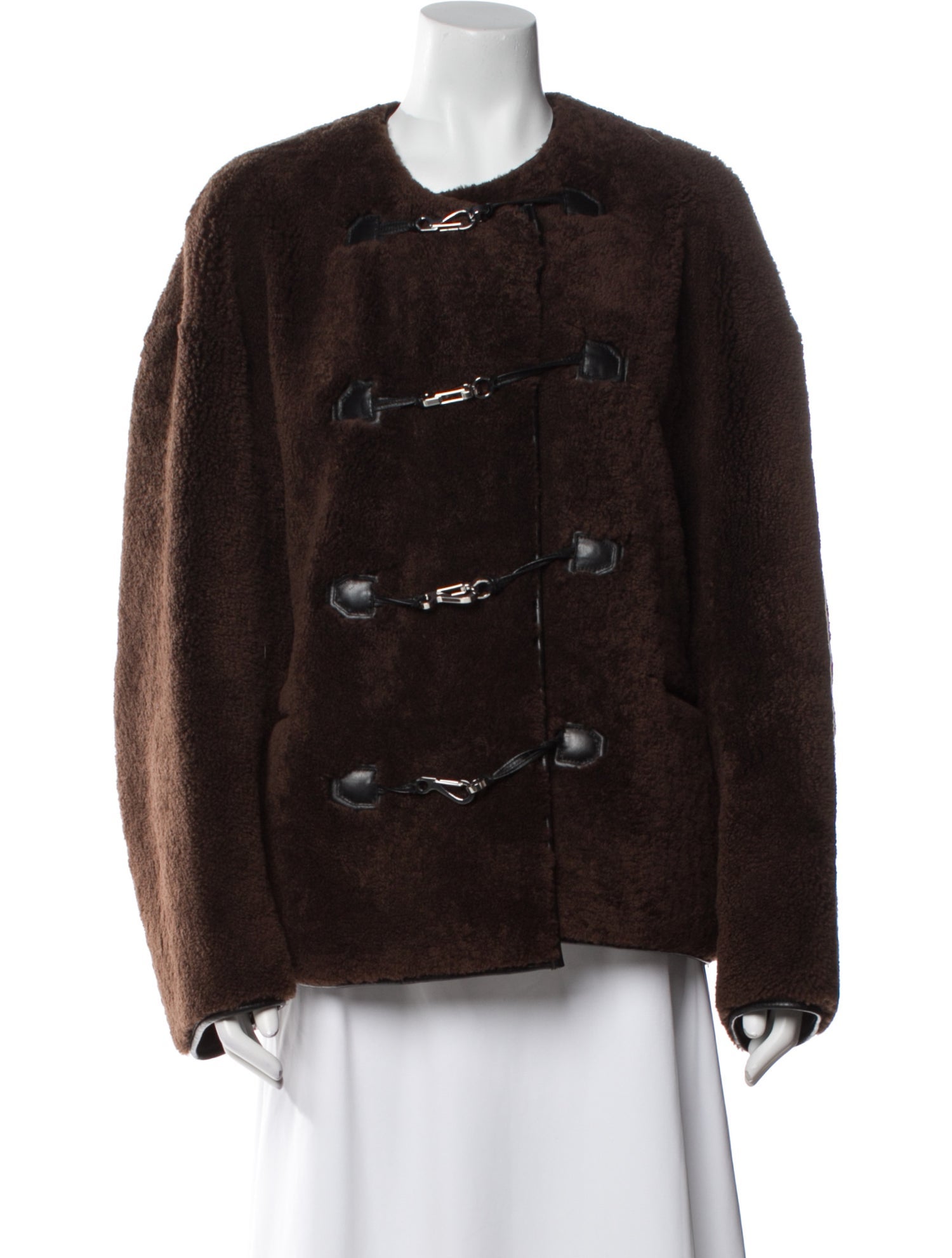 TOTEME Shearling Fur Coat