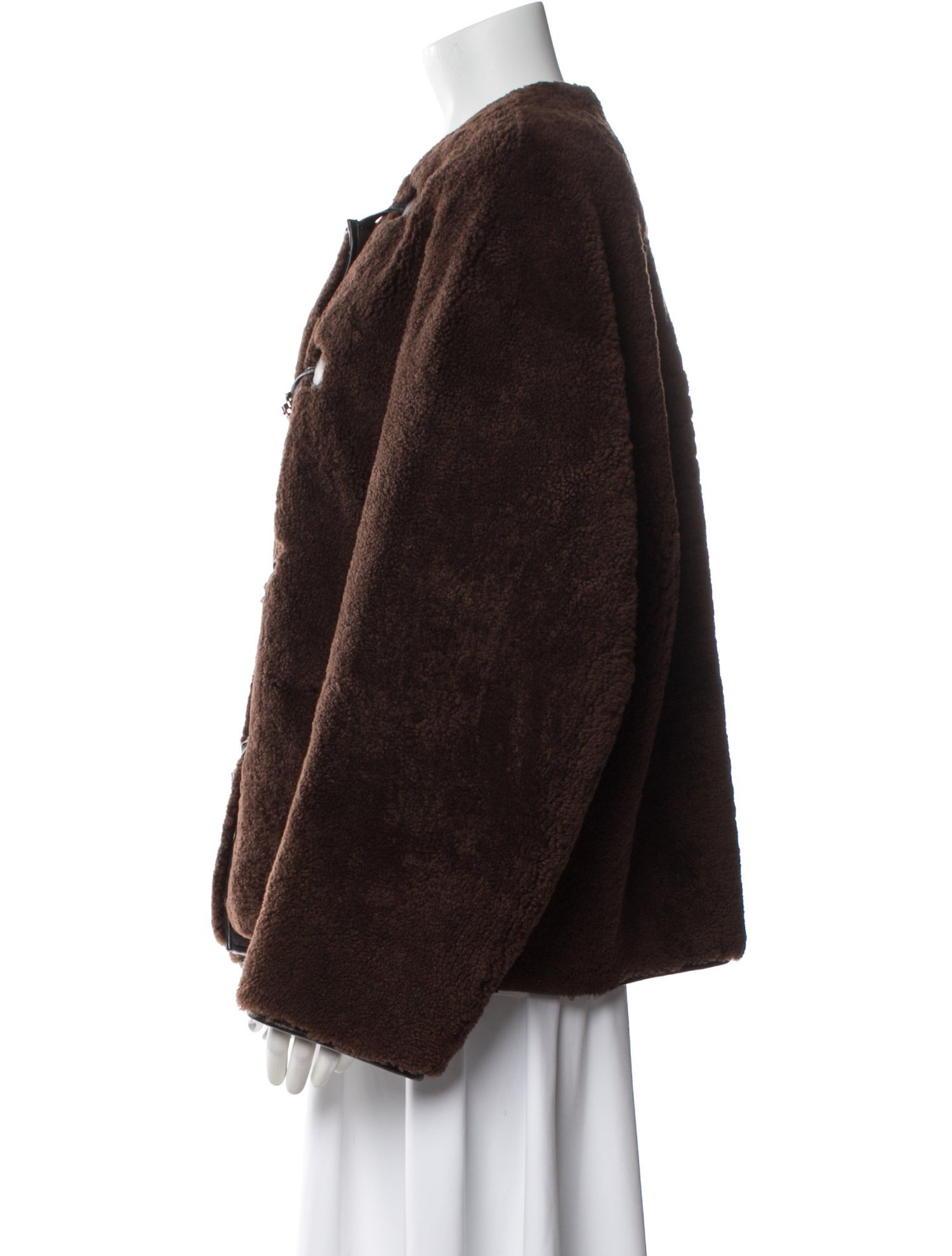 TOTEME Shearling Fur Coat