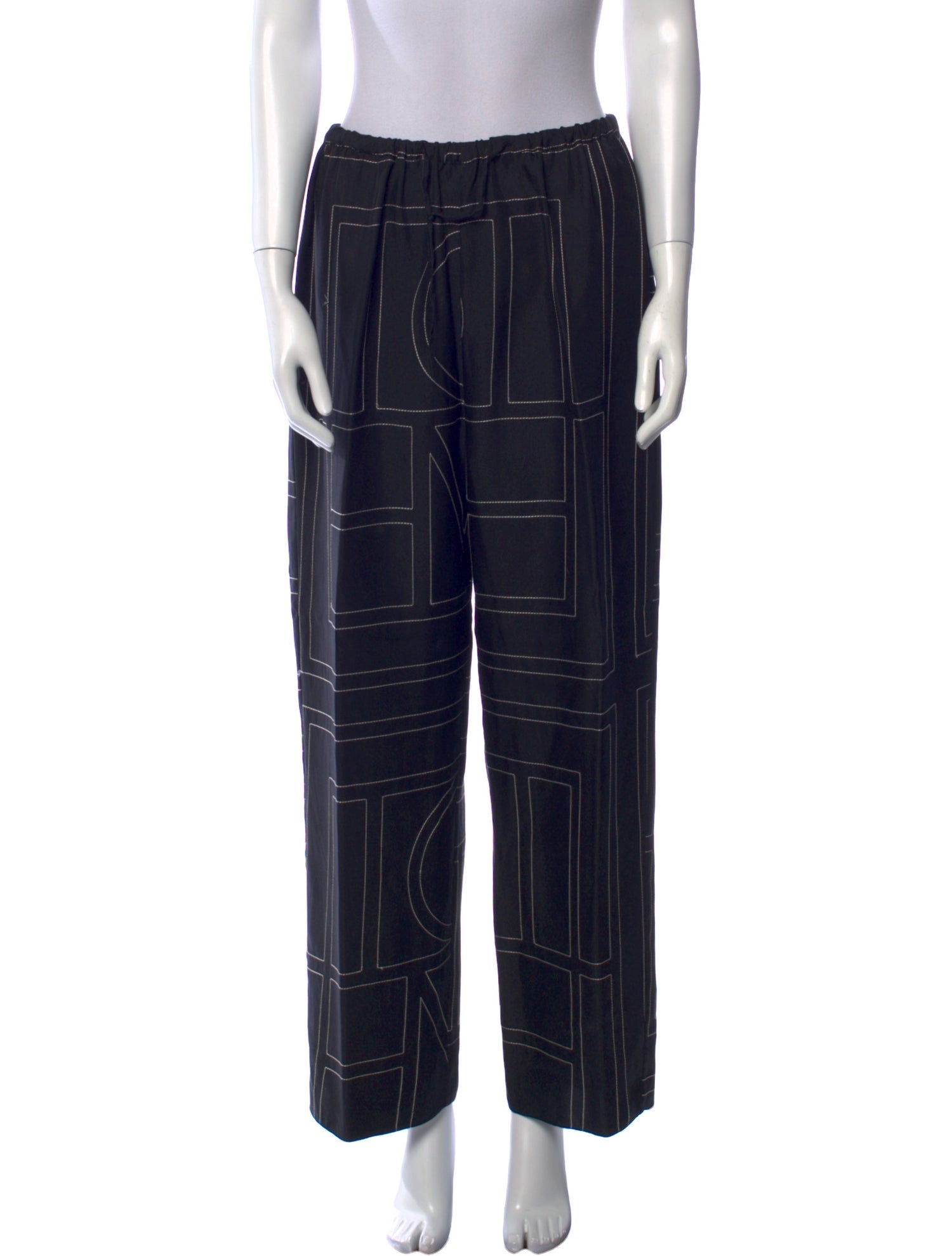 TOTEME Silk Wide Leg Pants