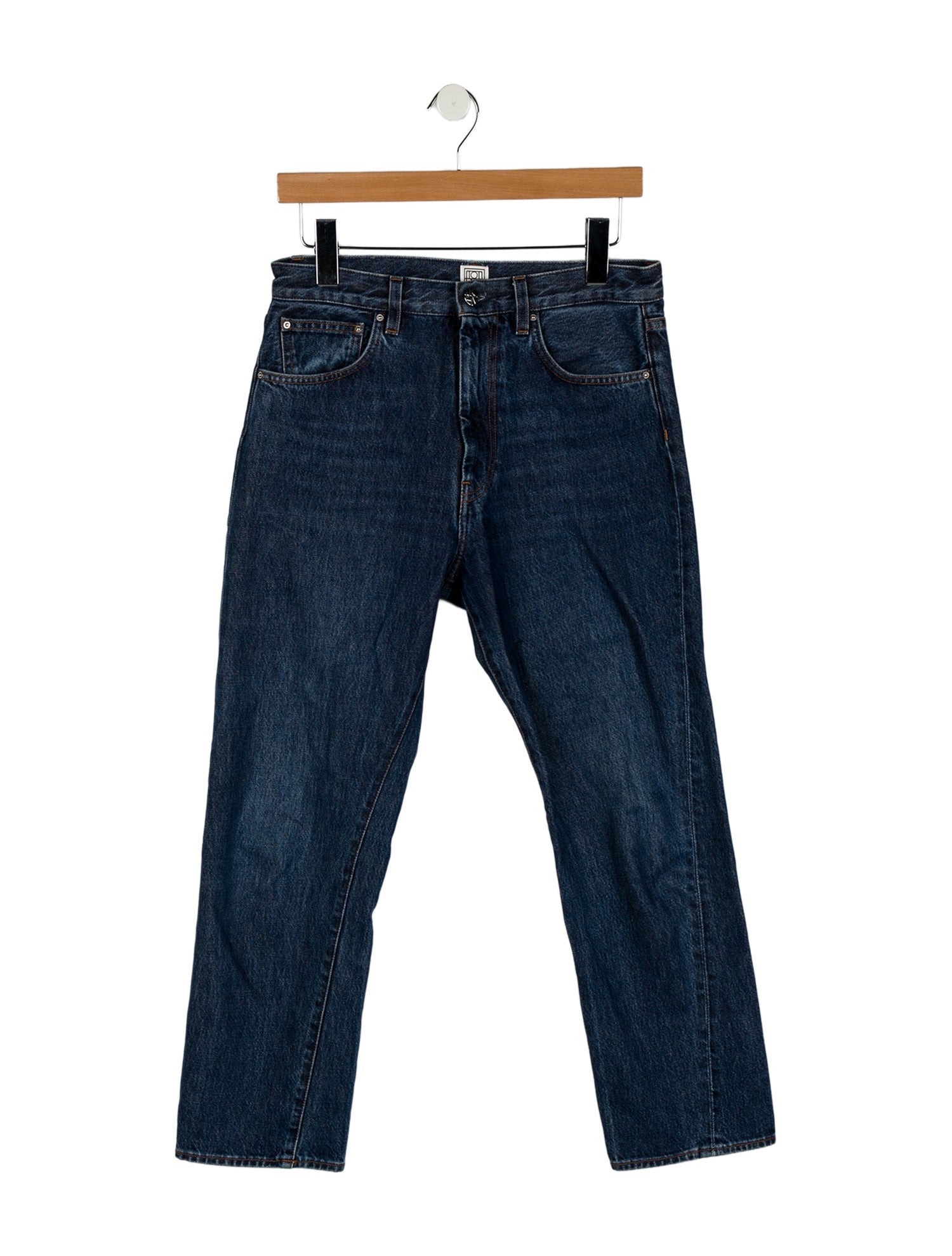 TOTEME High-Rise Straight Leg Jeans