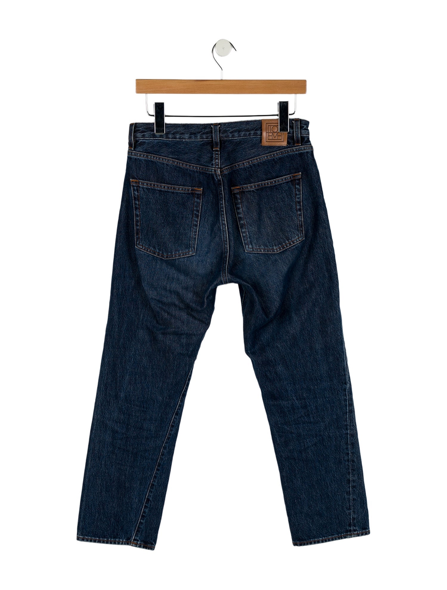 TOTEME High-Rise Straight Leg Jeans