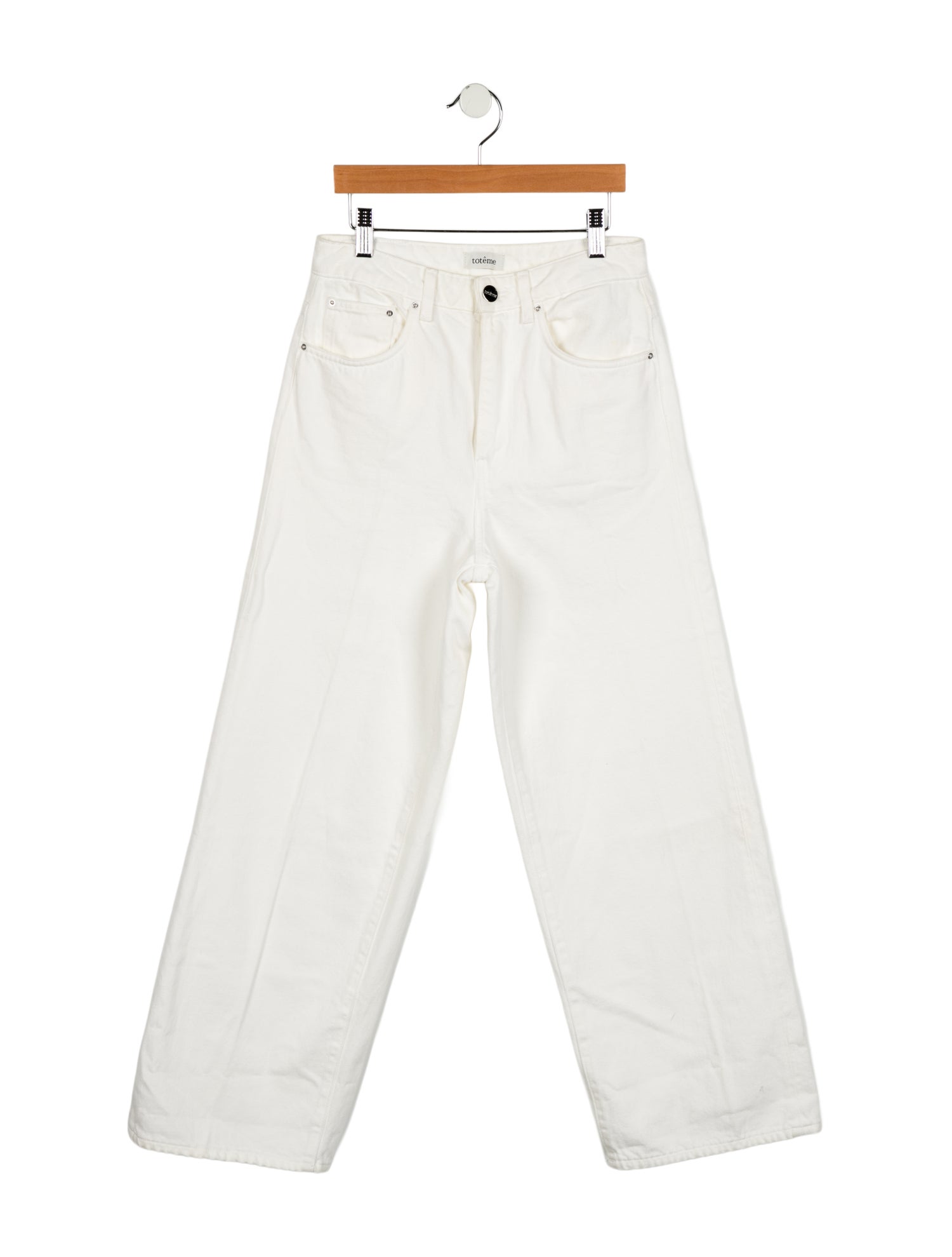 TOTEME High-Rise Wide Leg Jeans