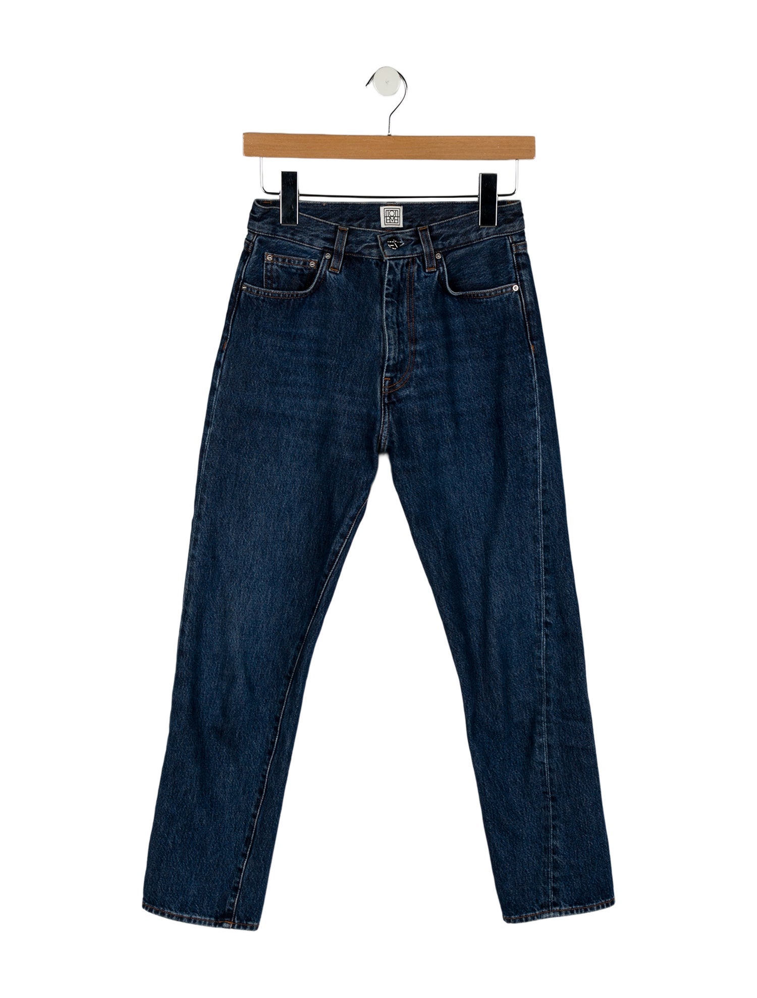 TOTEME High-Rise Straight Leg Jeans