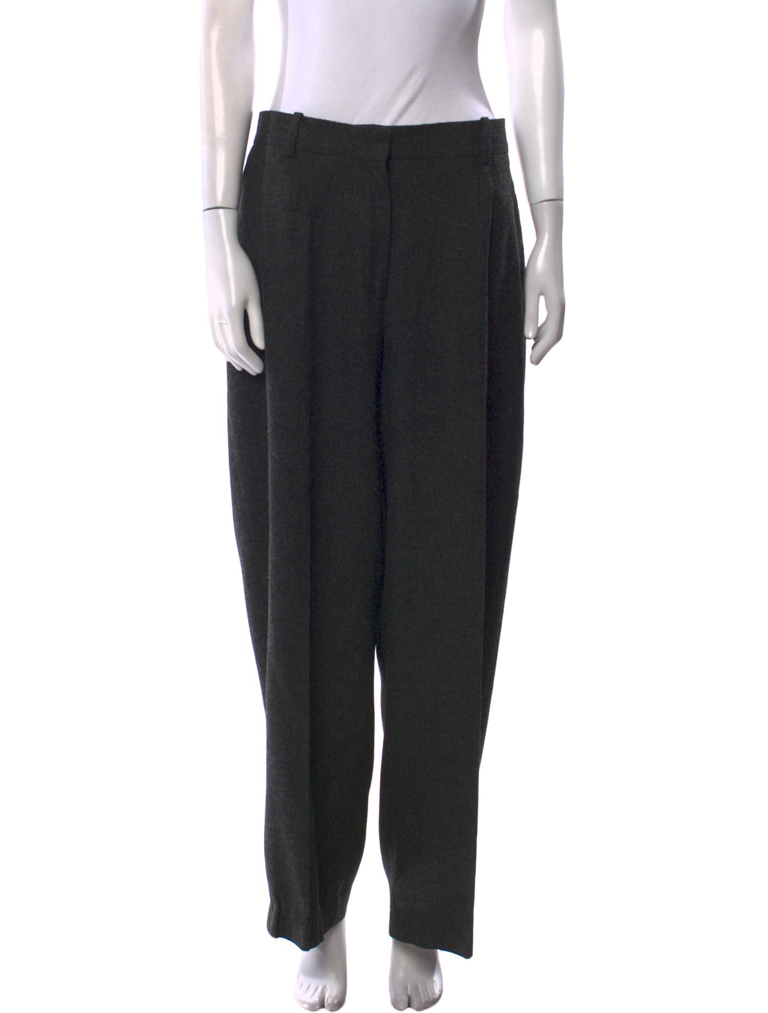 TOTEME Flannel Trouser Wide Leg Pants