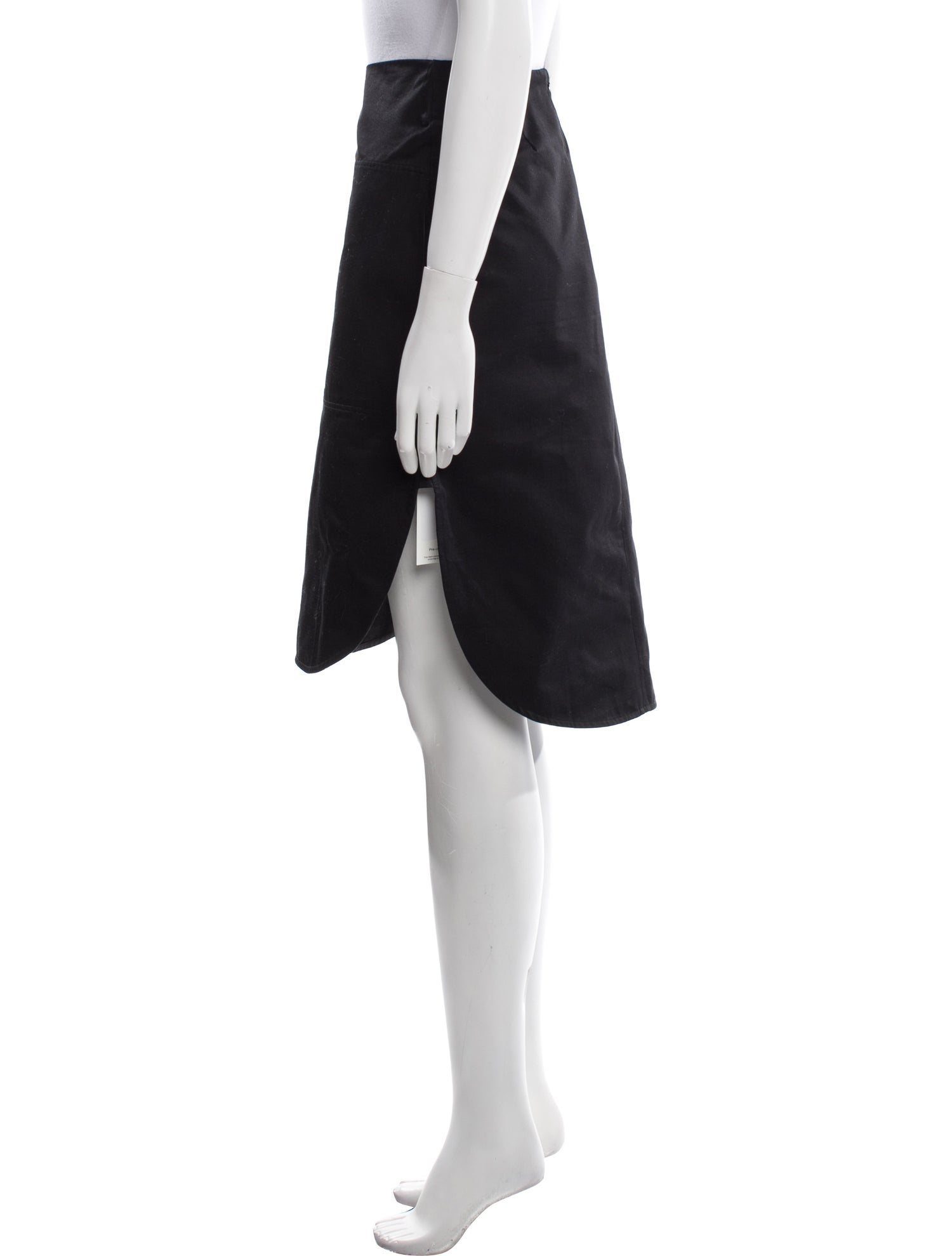 TOTEME Curved-Hem Knee-Length Skirt