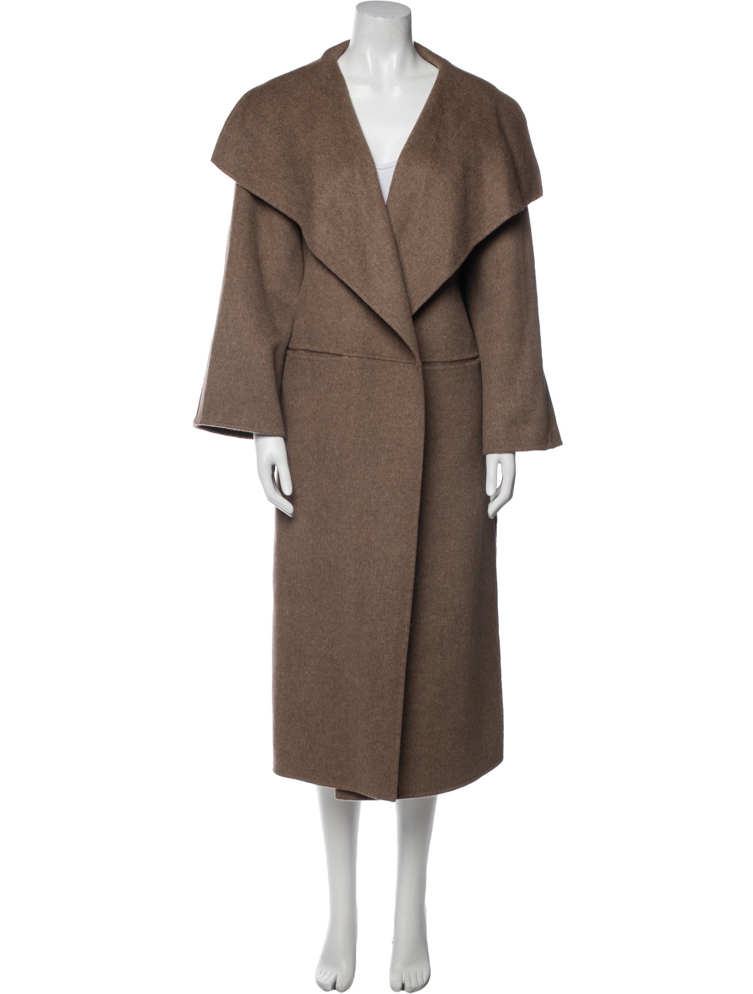 TOTEME Wool Faux Fur Coat