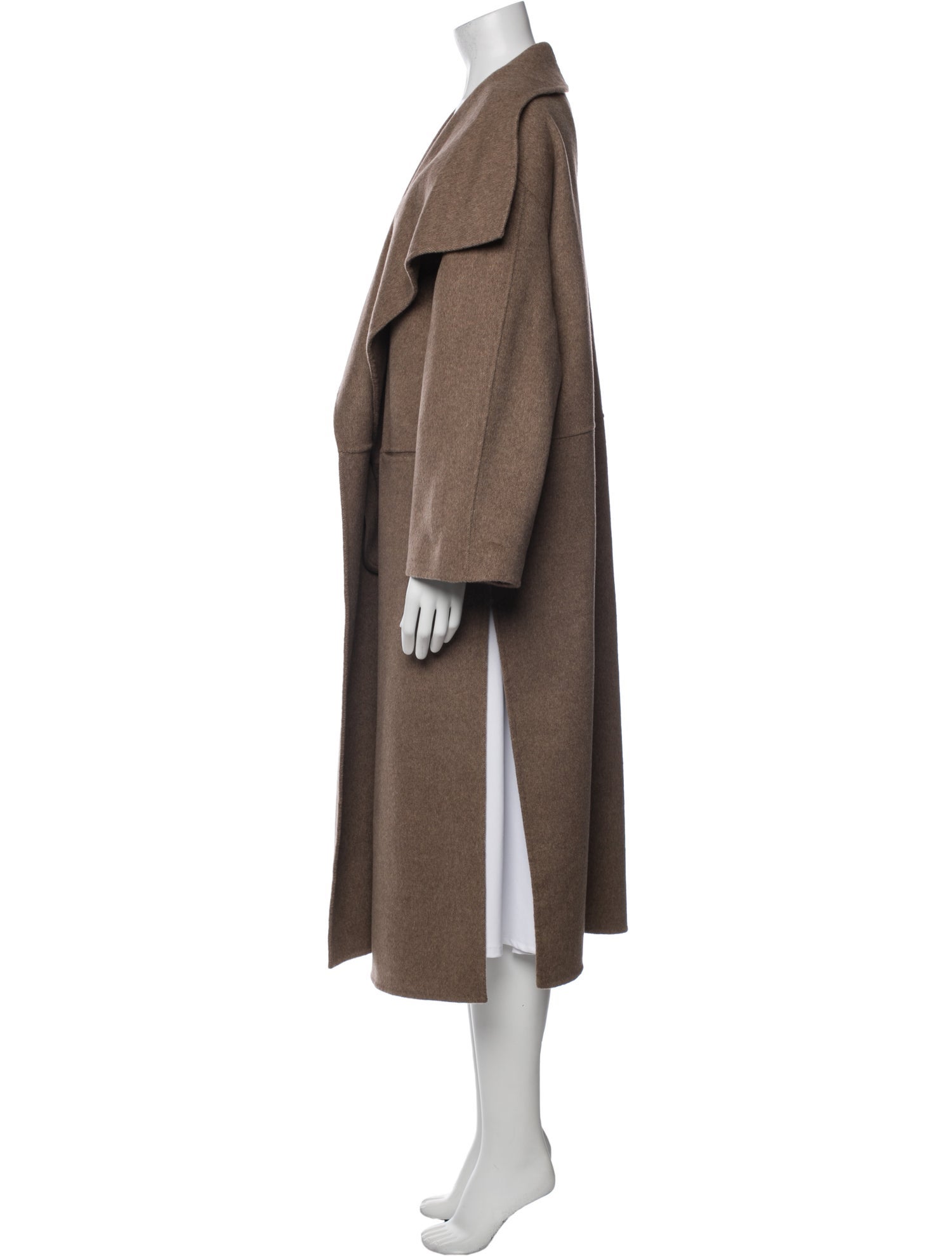 TOTEME Wool Faux Fur Coat