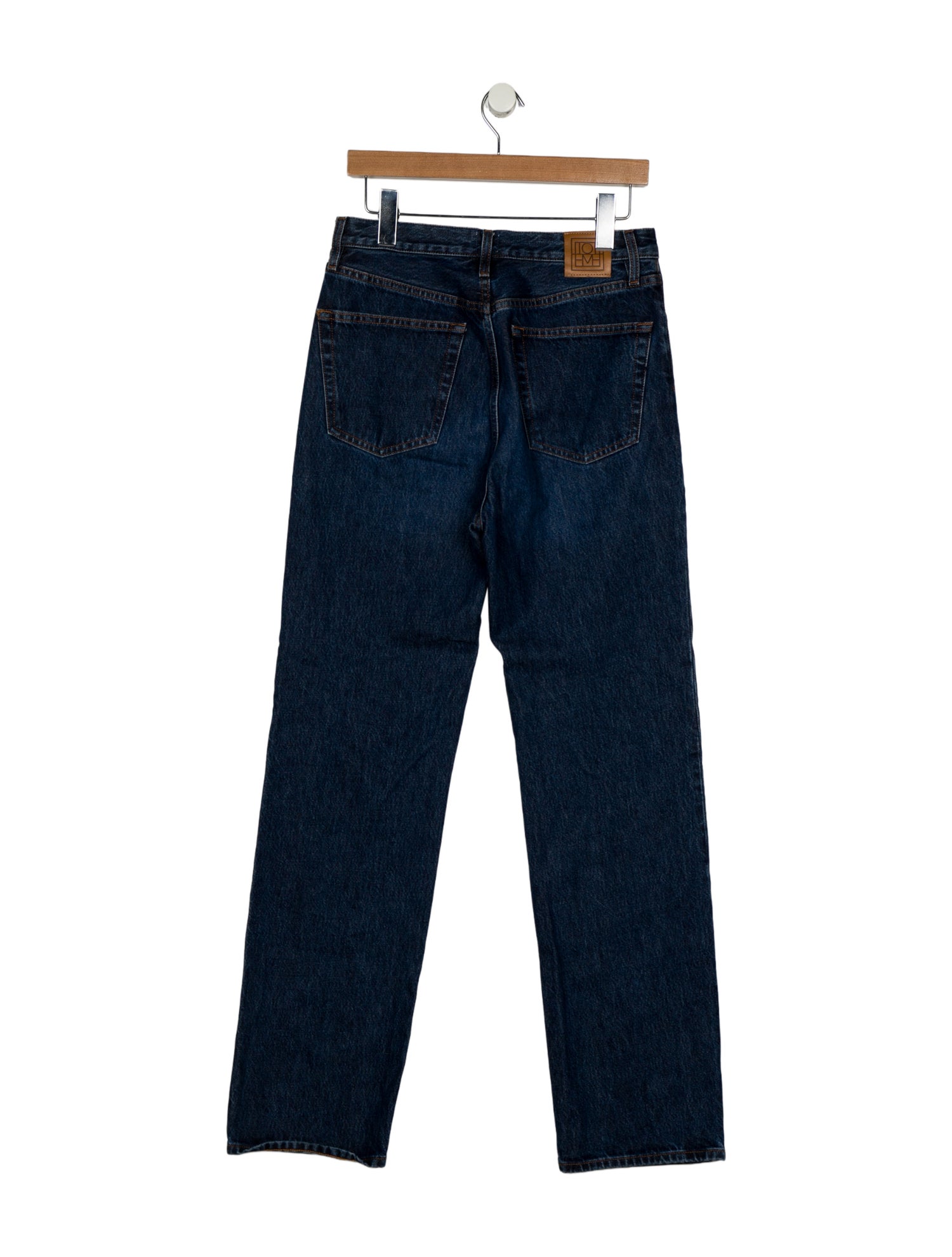 TOTEME High-Rise Straight Leg Jeans