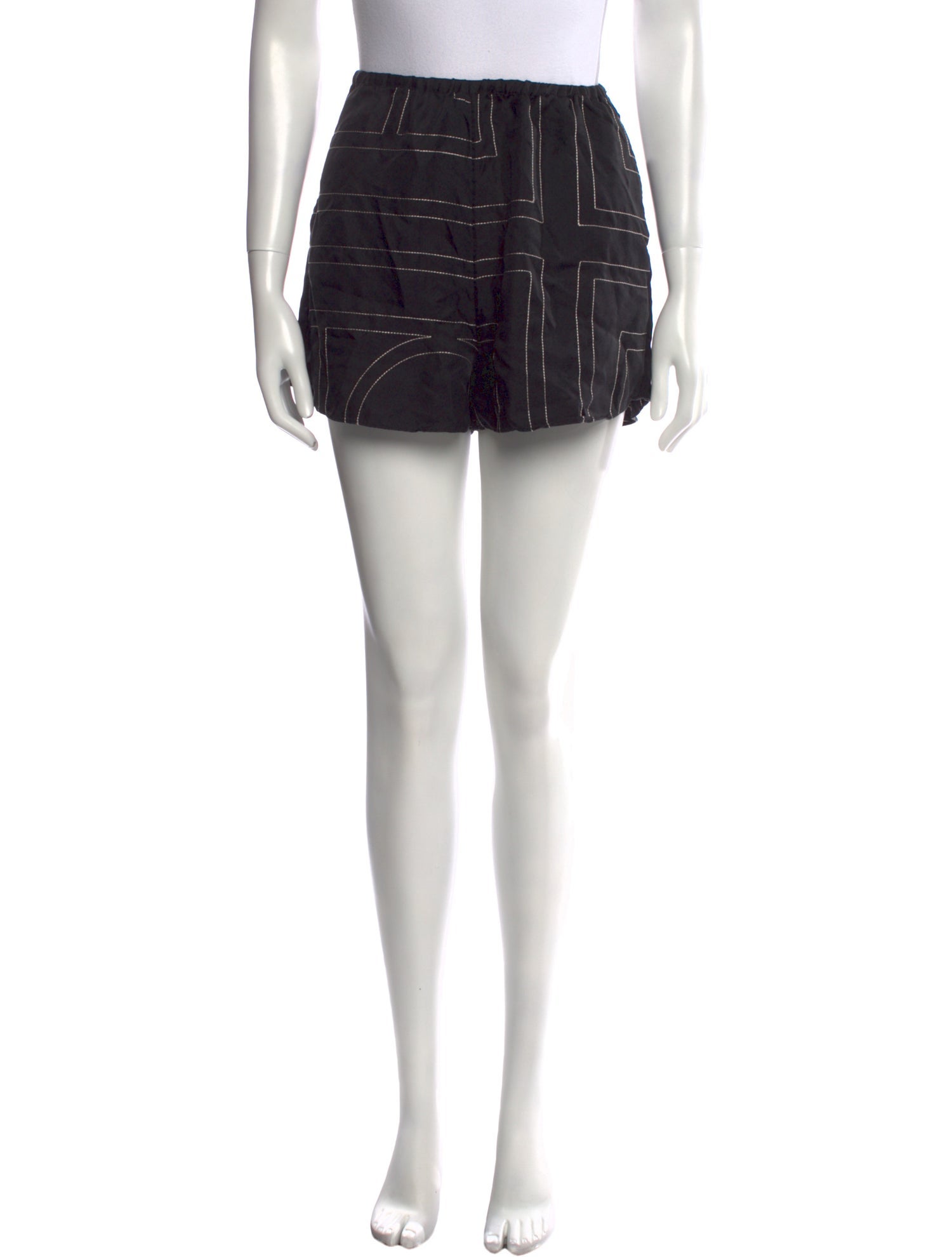 TOTEME Silk Mini Shorts