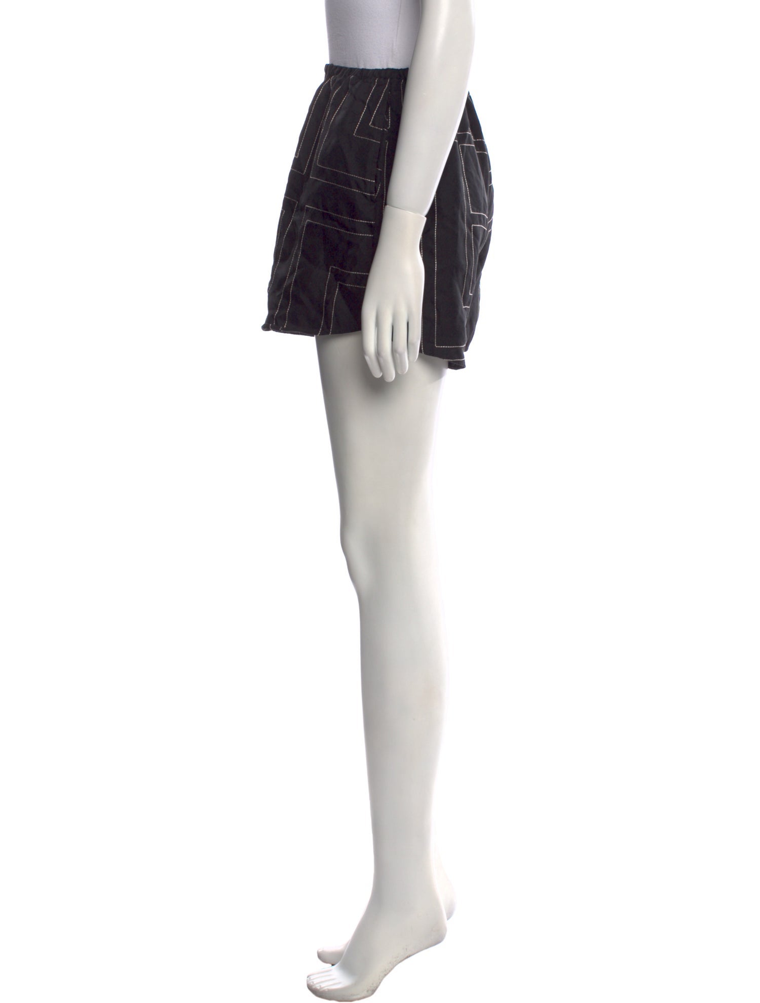 TOTEME Silk Mini Shorts