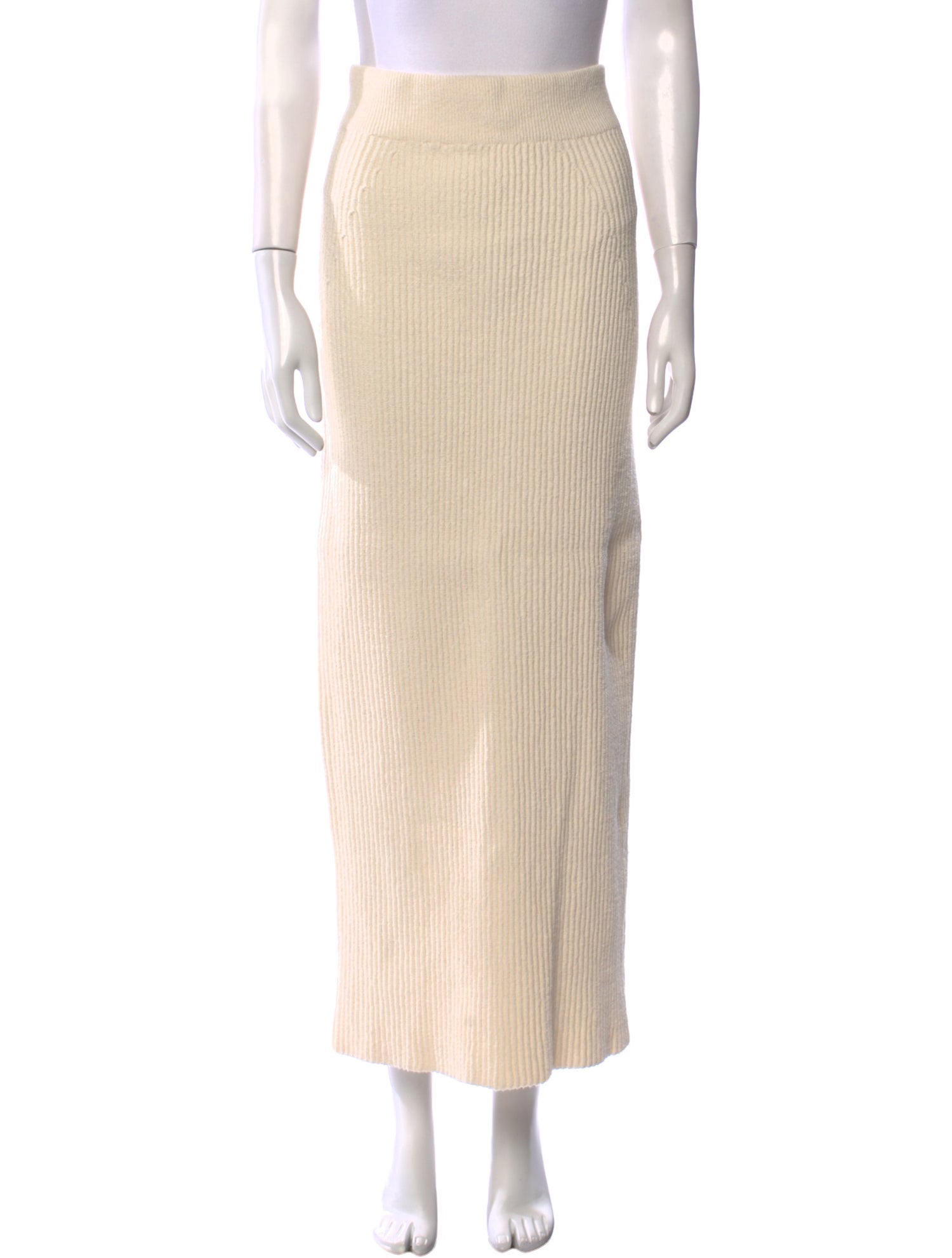 TOTEME Textured Rib Midi Length Skirt