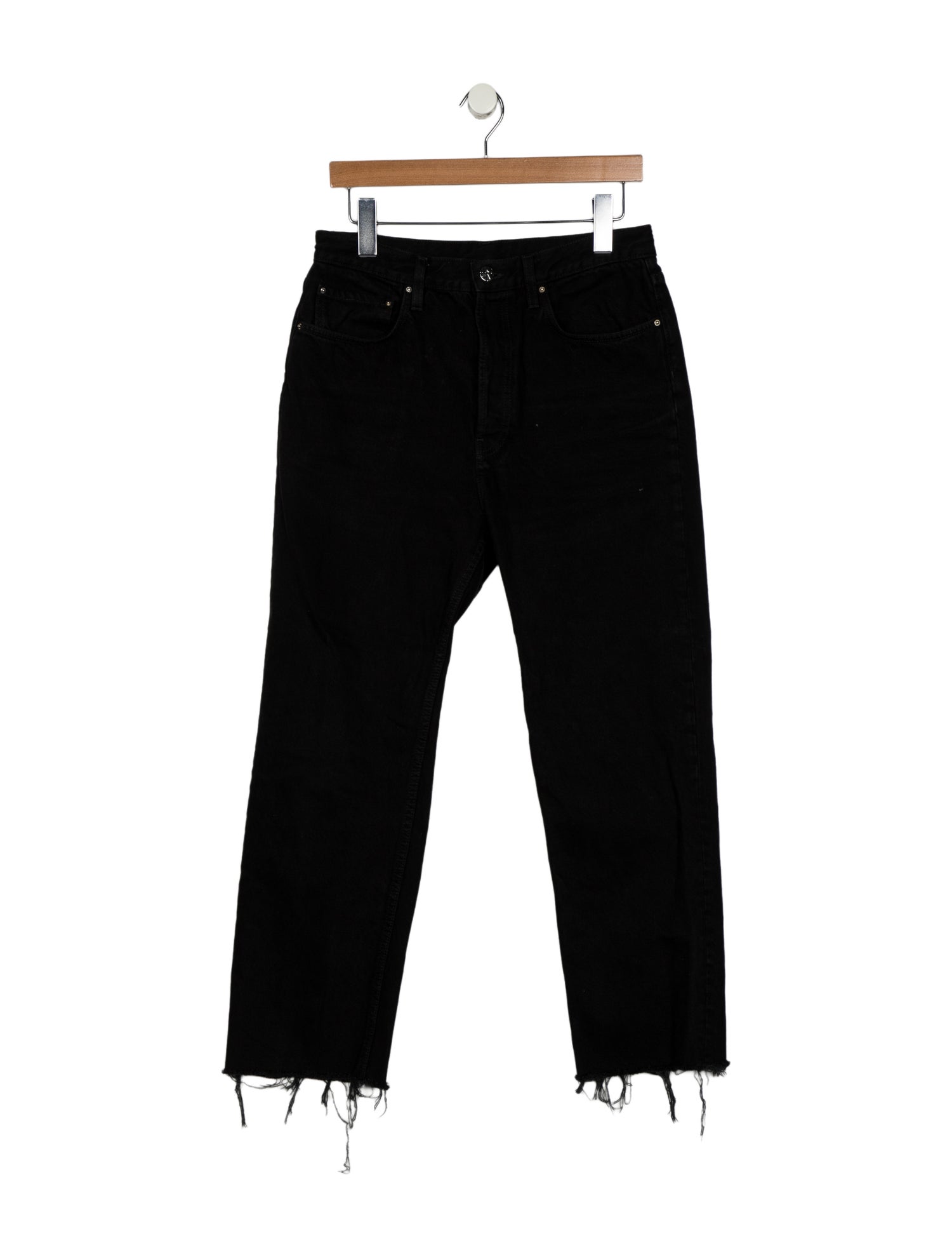 TOTEME High-Rise Straight Leg Jeans