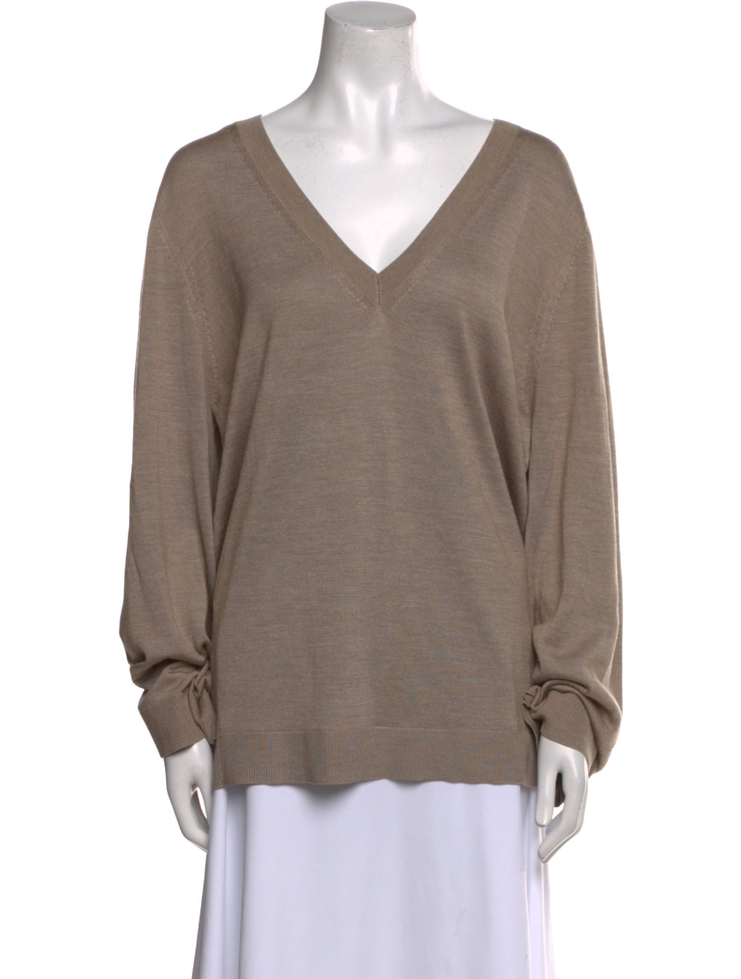 TOTEME Silk V-Neck Sweater